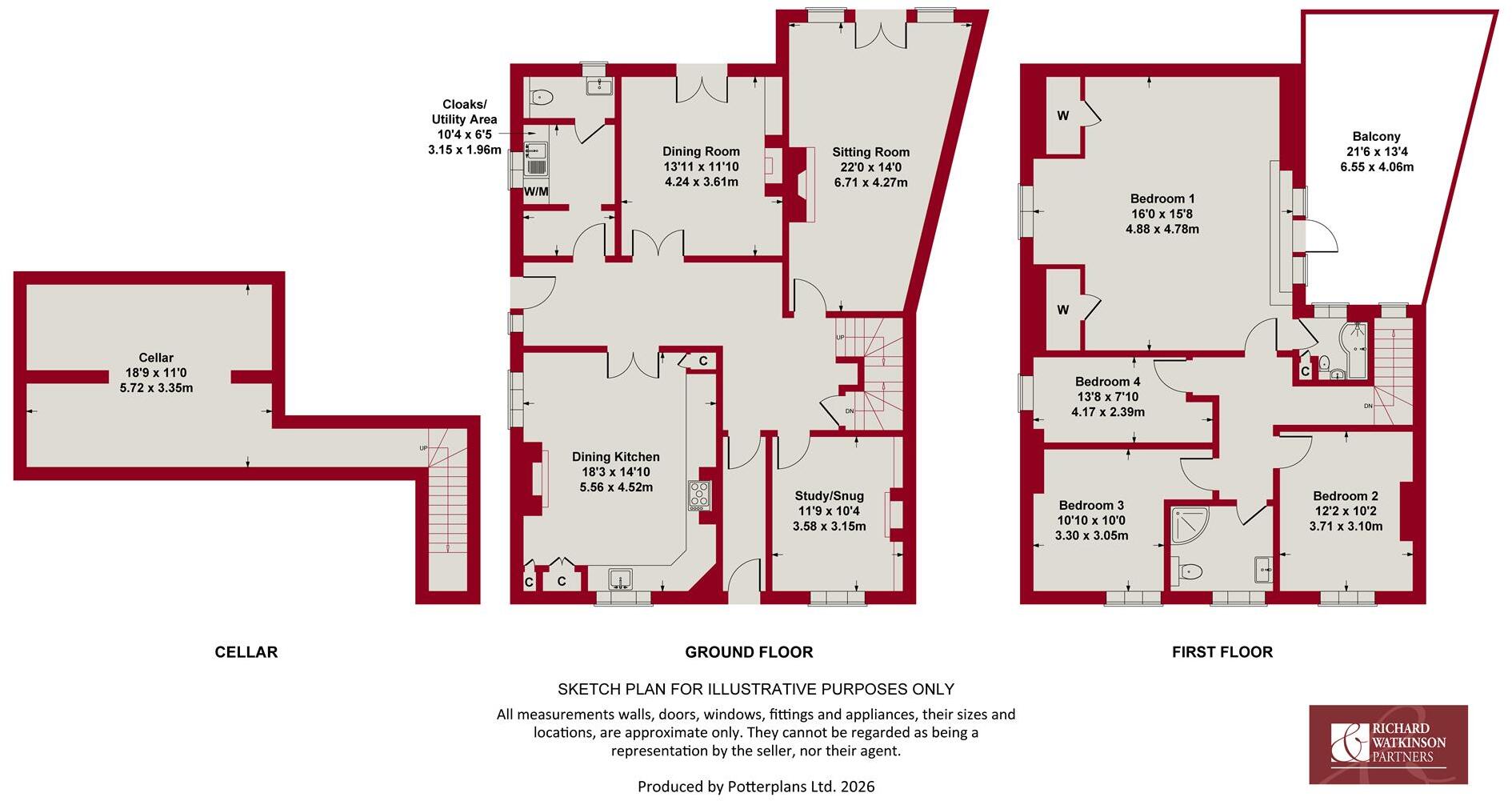 Bolton Lane, Hose floorplan