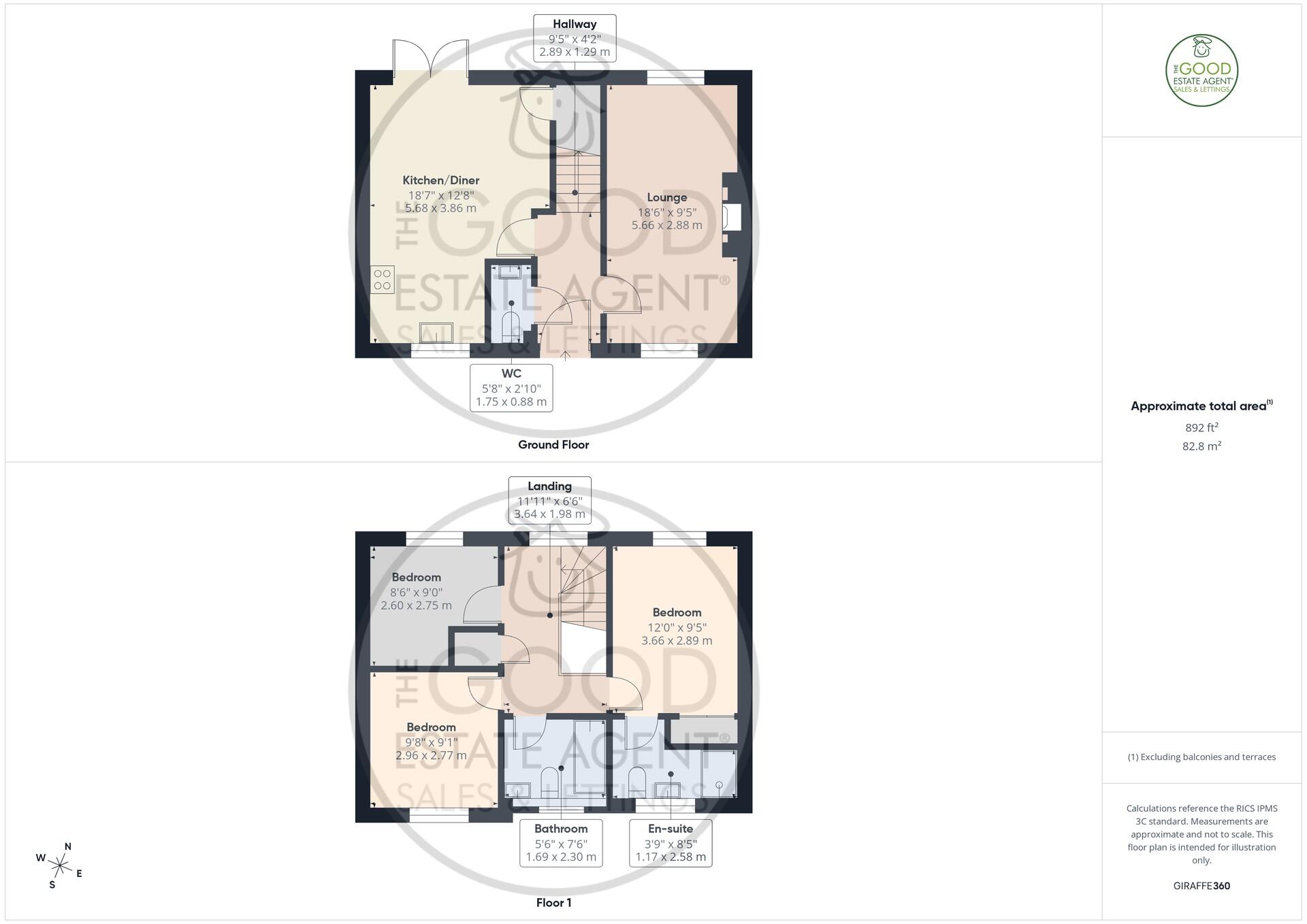 Romney Way, Hereford, HR2 9TN floorplan
