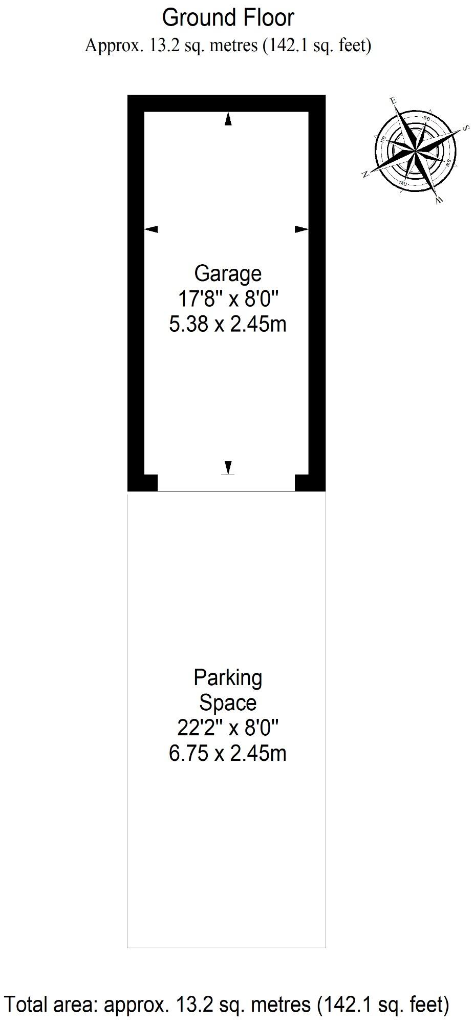 Garage 26C Sandport, Leith, Edinburgh, EH6 6PL floorplan