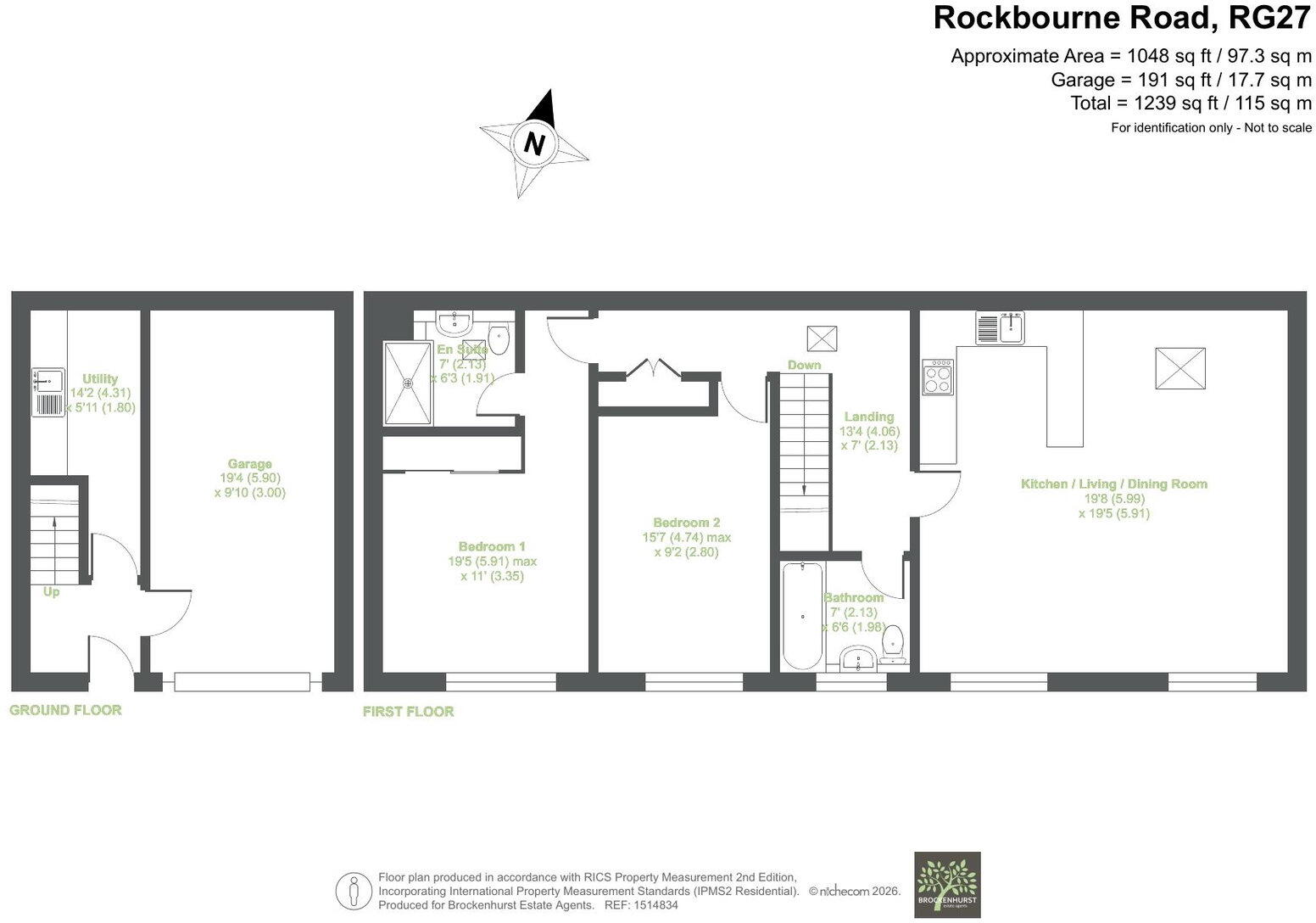 Rockbourne Road, Sherfield-on-Loddon RG27 0SR floorplan