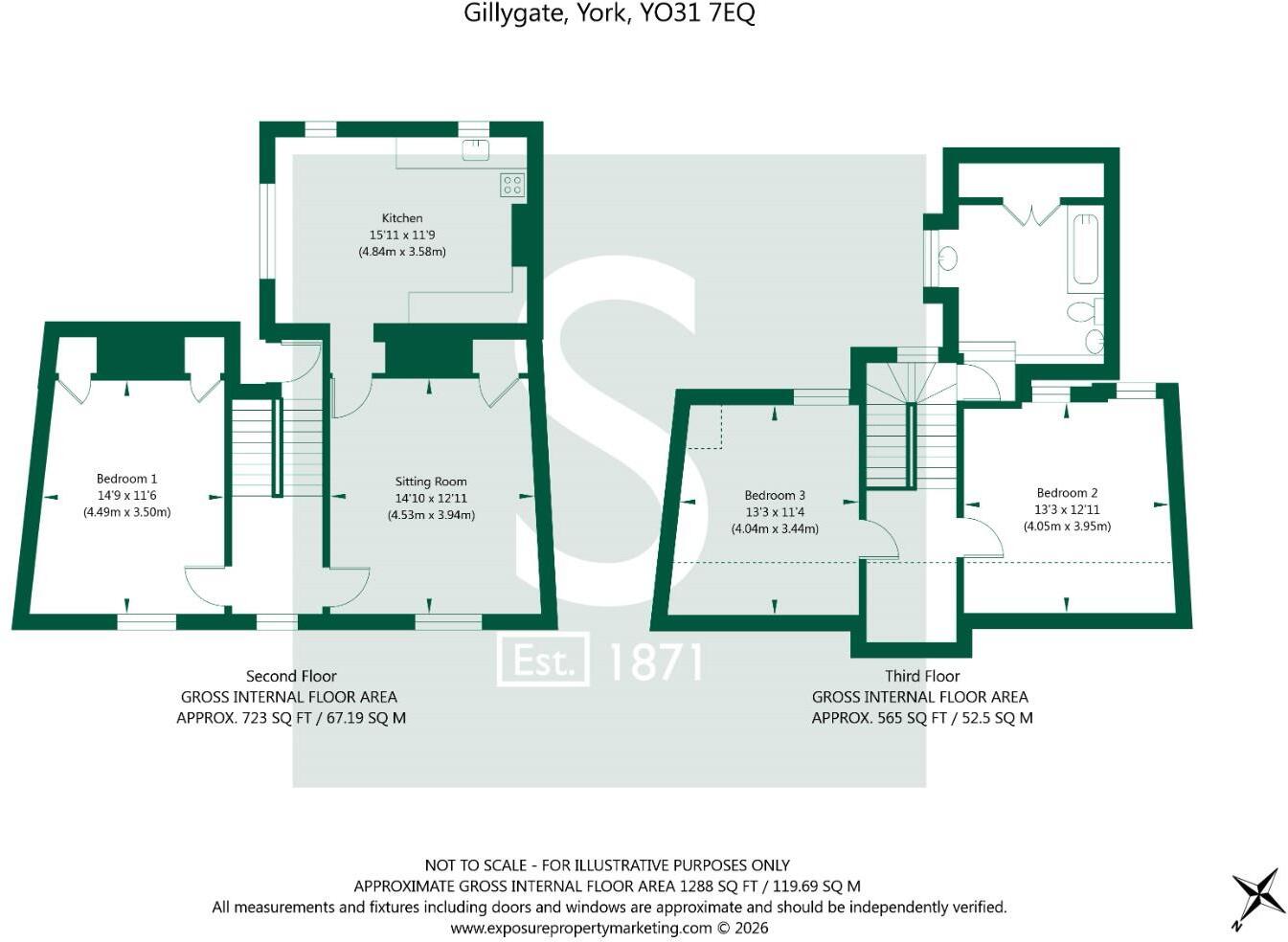 Gillygate, York floorplan