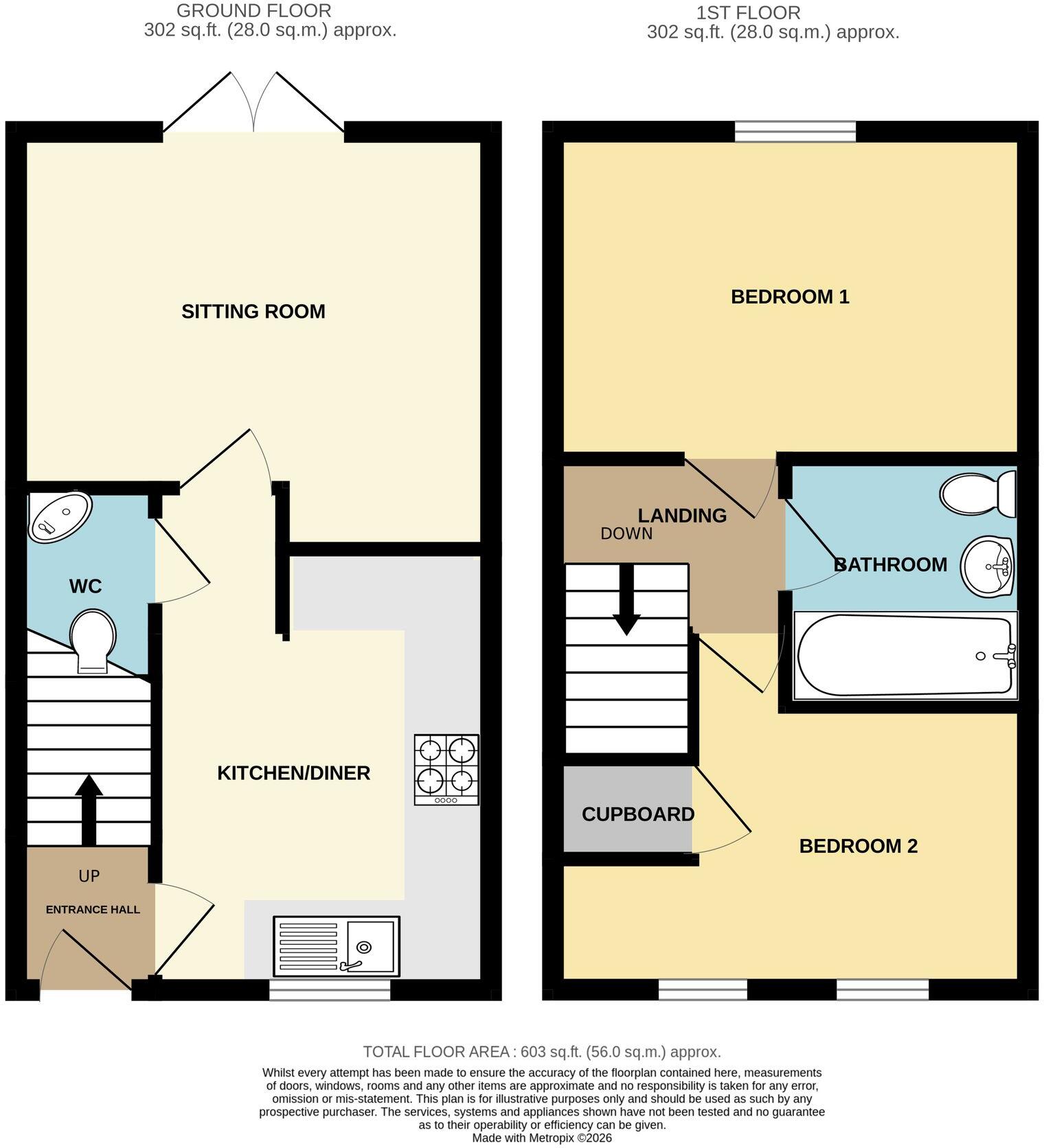 Siboney Place, Bridgwater, TA6 floorplan