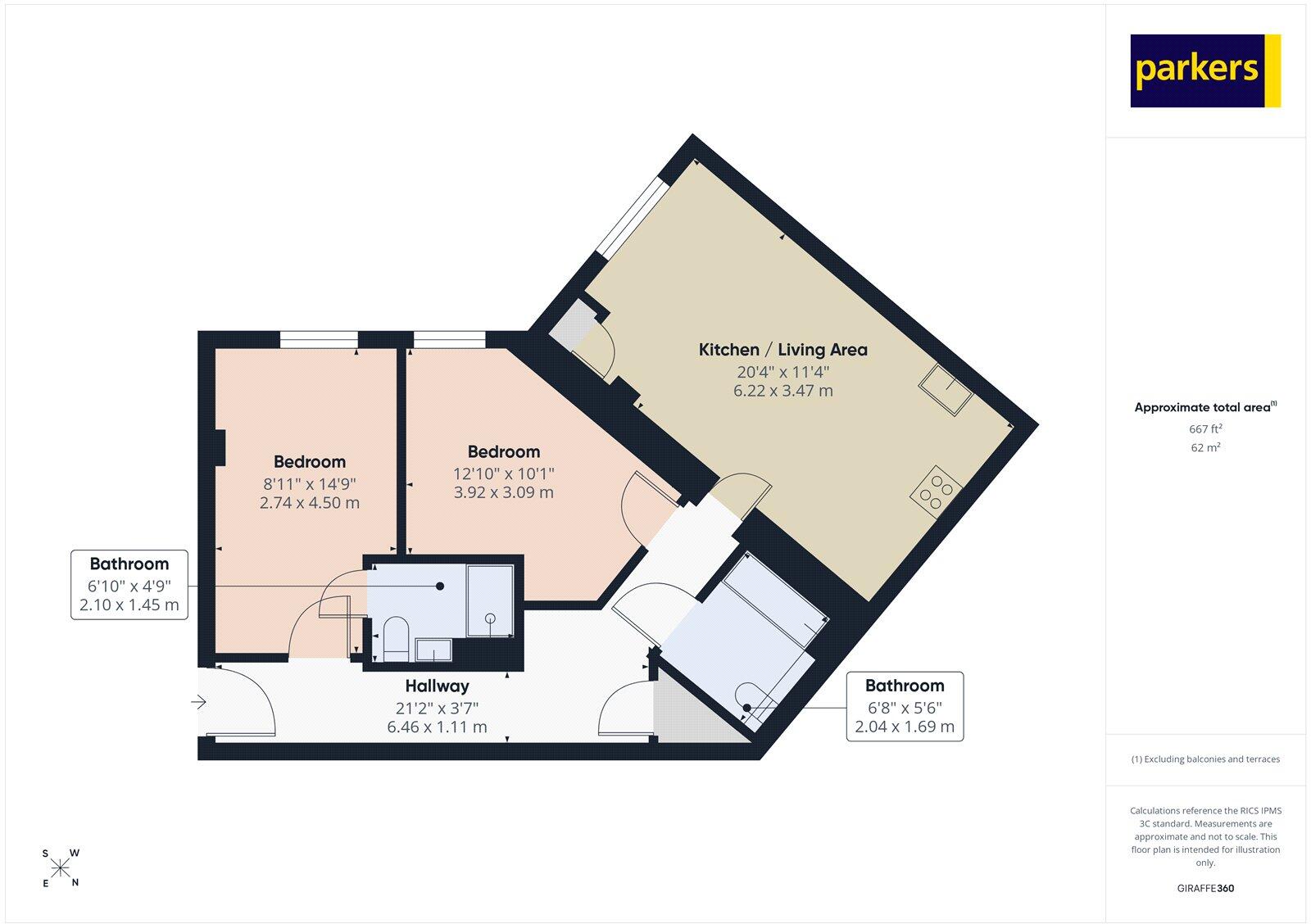 Wildflower Drive, Calcot, Reading, RG31 floorplan