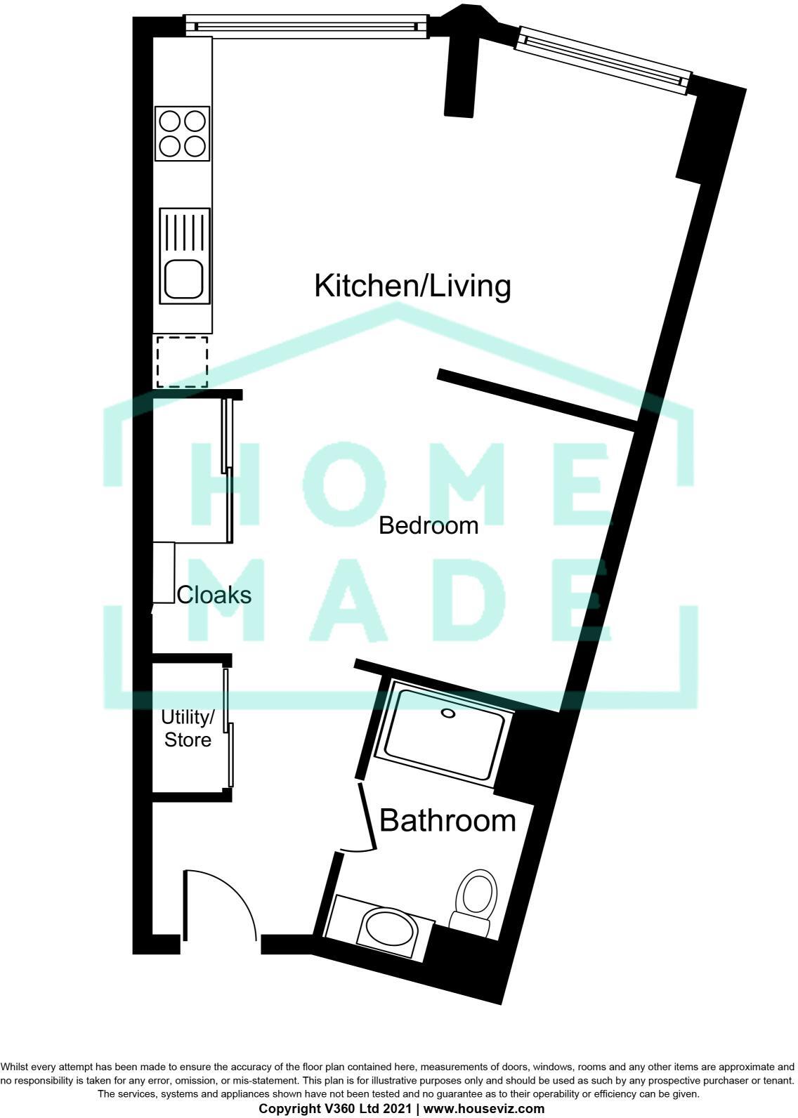 WEM Tower, Wembley, HA9 floorplan