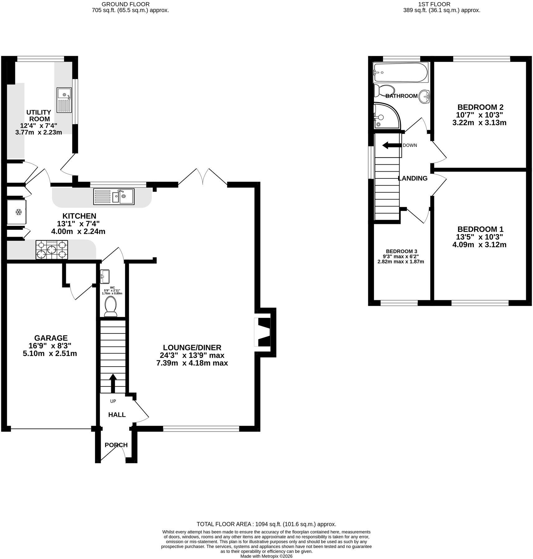 22, Summerfield Road, Mobberley, WA16 floorplan
