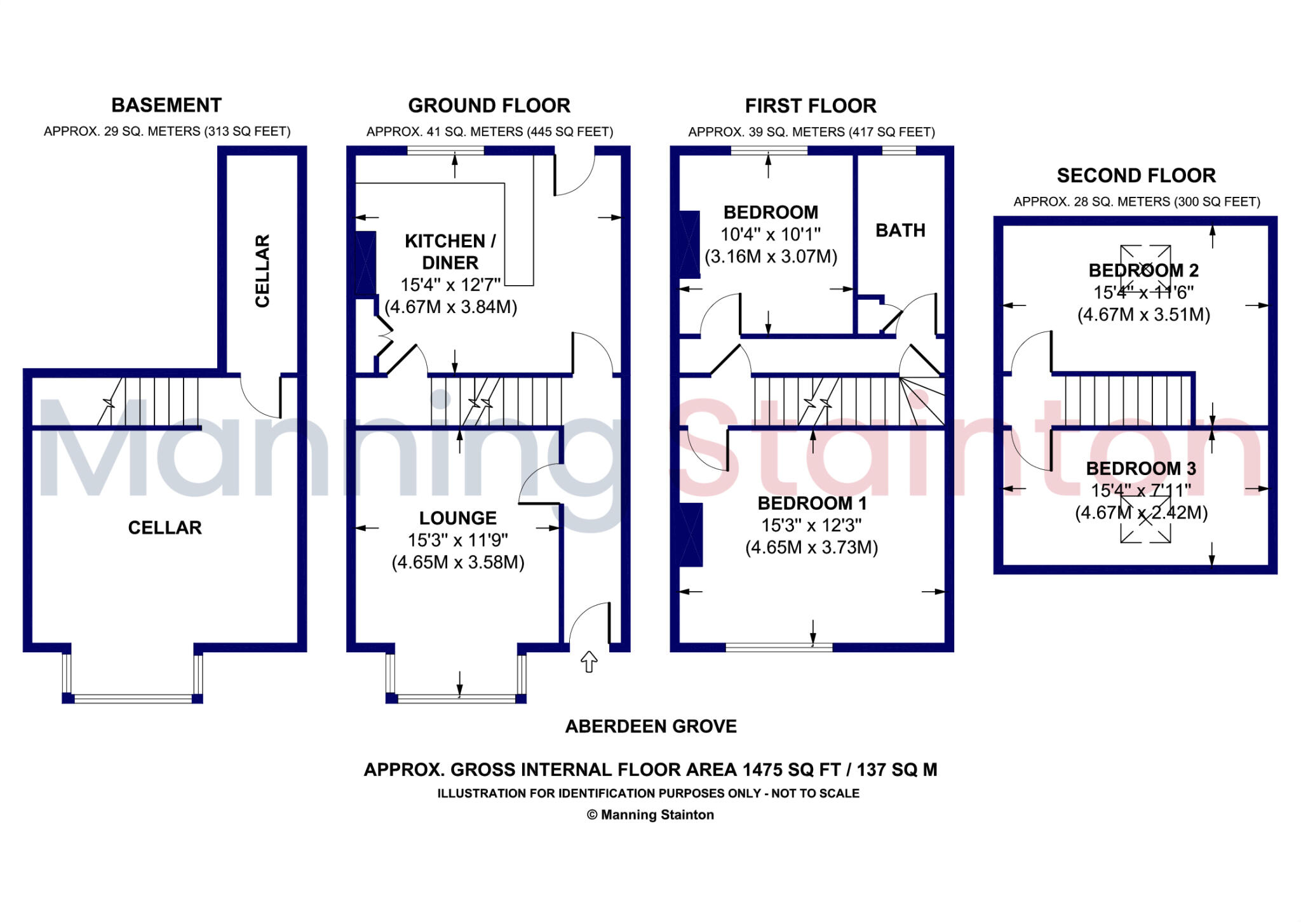 Aberdeen Grove, Leeds floorplan