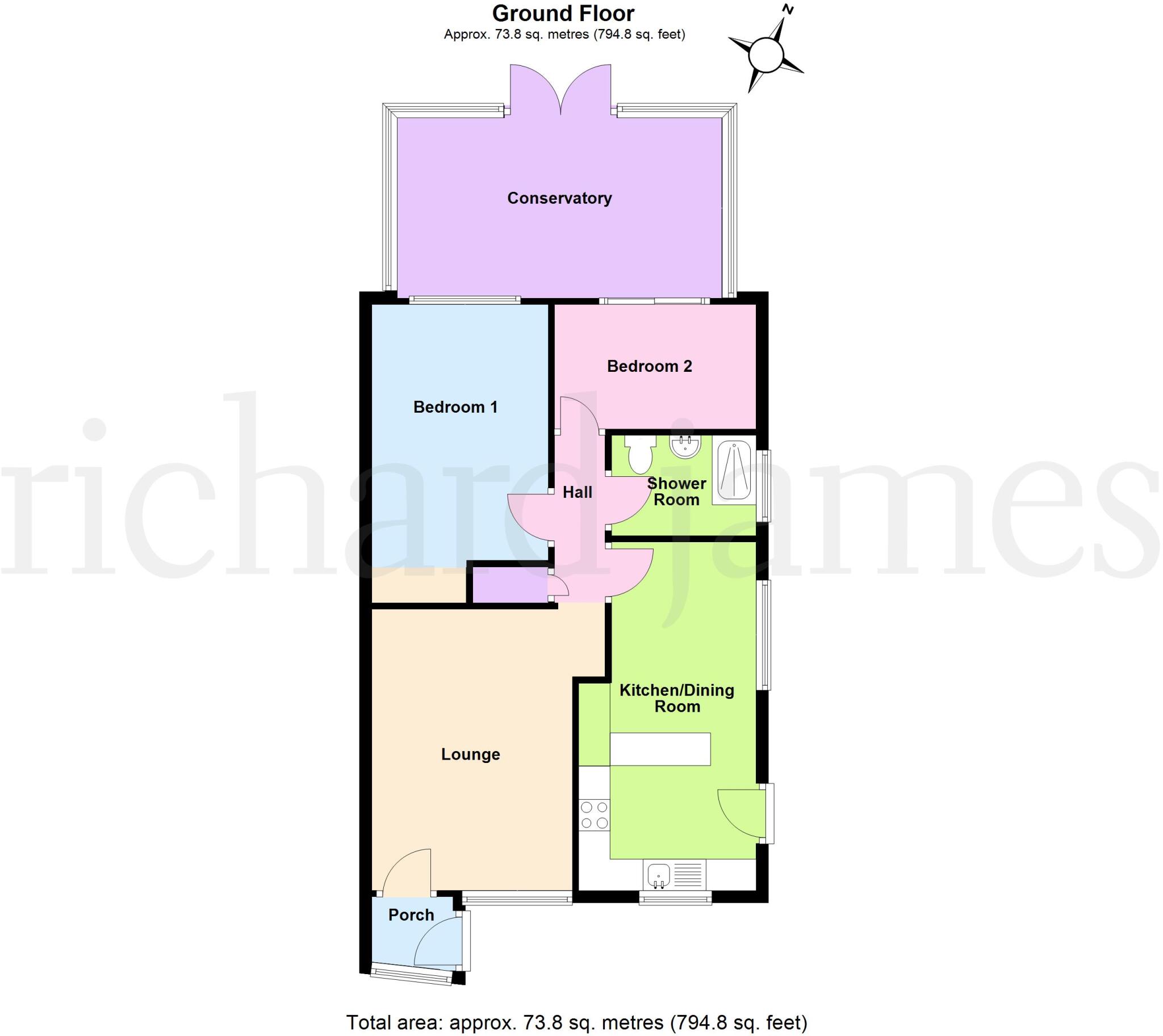 Clare Road, Wellingborough floorplan
