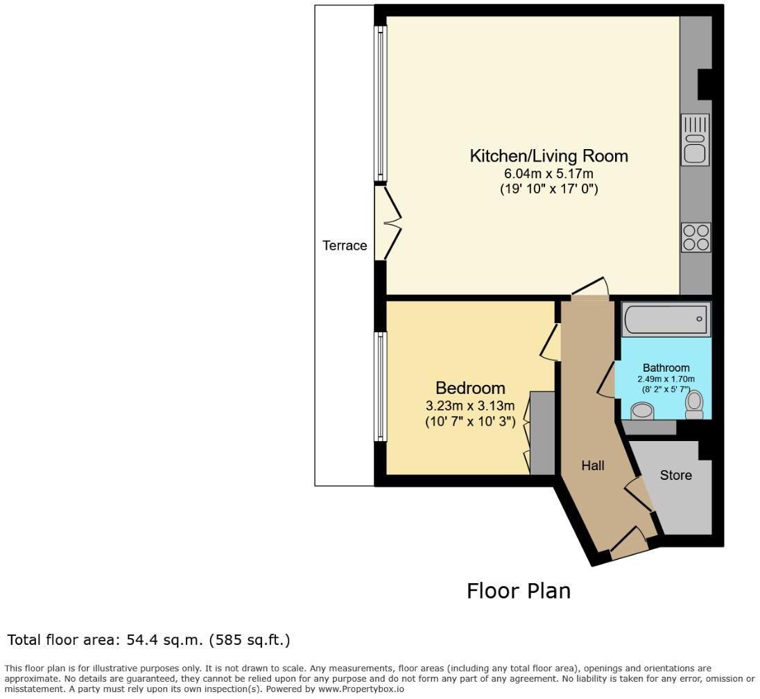 West One Tower, Cavendish Street, Sheffield, S3 floorplan