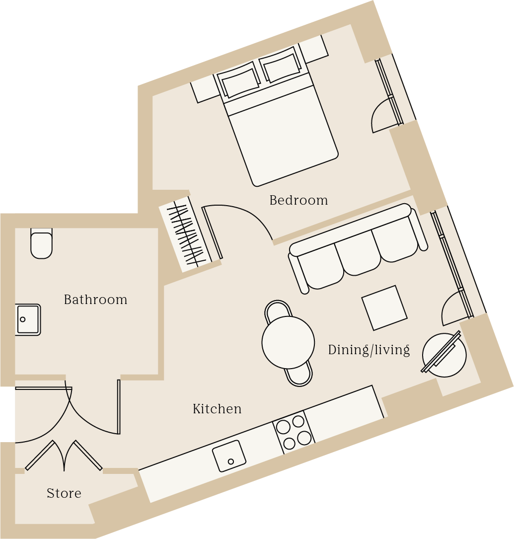 1403 Wood Street House, Wood Street, Cathays, Cardiff floorplan