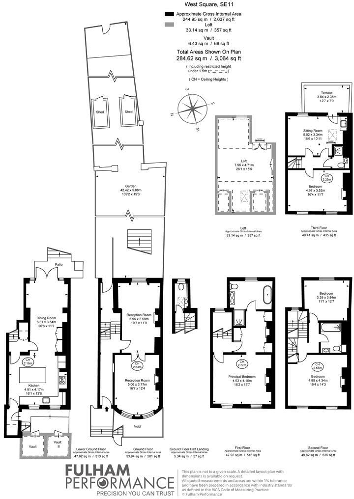West Square, London floorplan