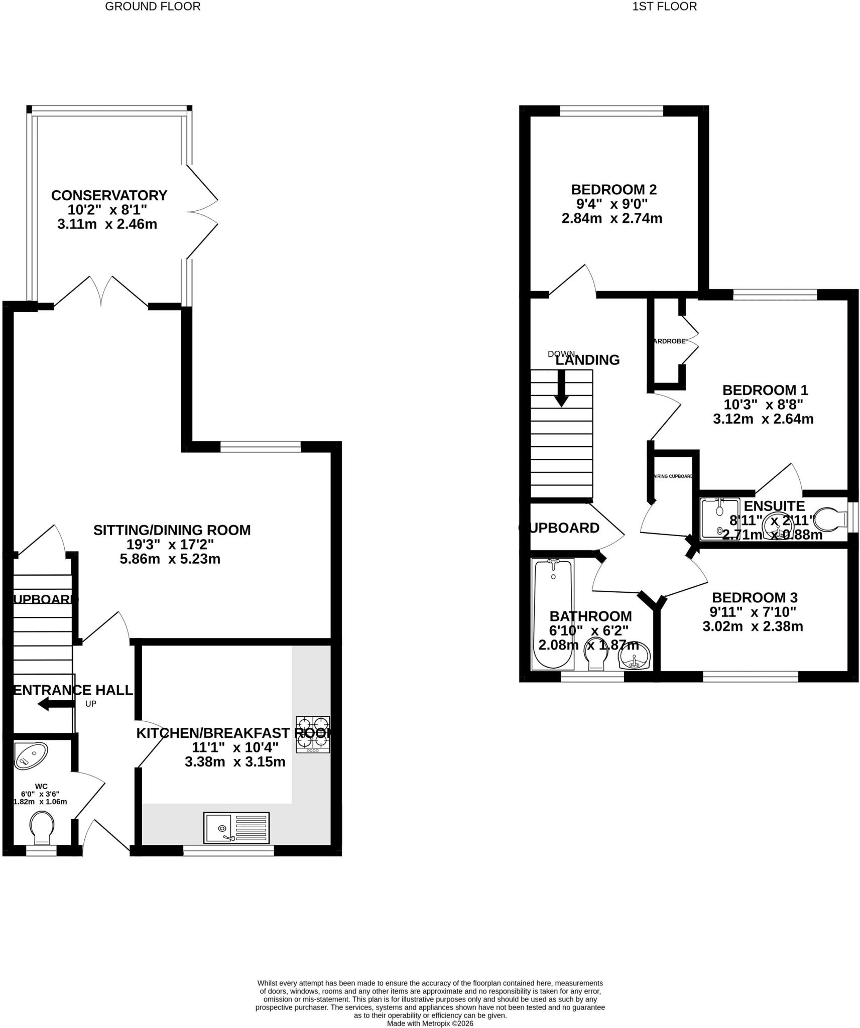 The Brambles, St Georges - SUPERB VALUE  floorplan