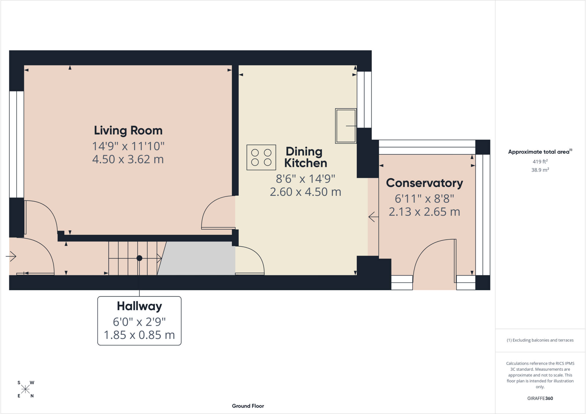 Celandine Close, Oakwood floorplan
