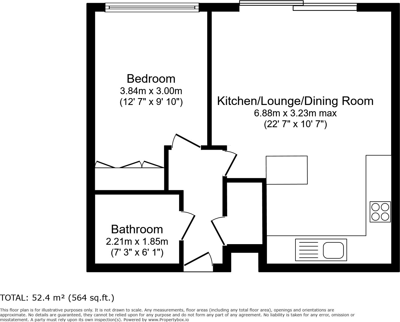Watersmeet, St. Marys Island, Chatham, Kent, ME4 floorplan