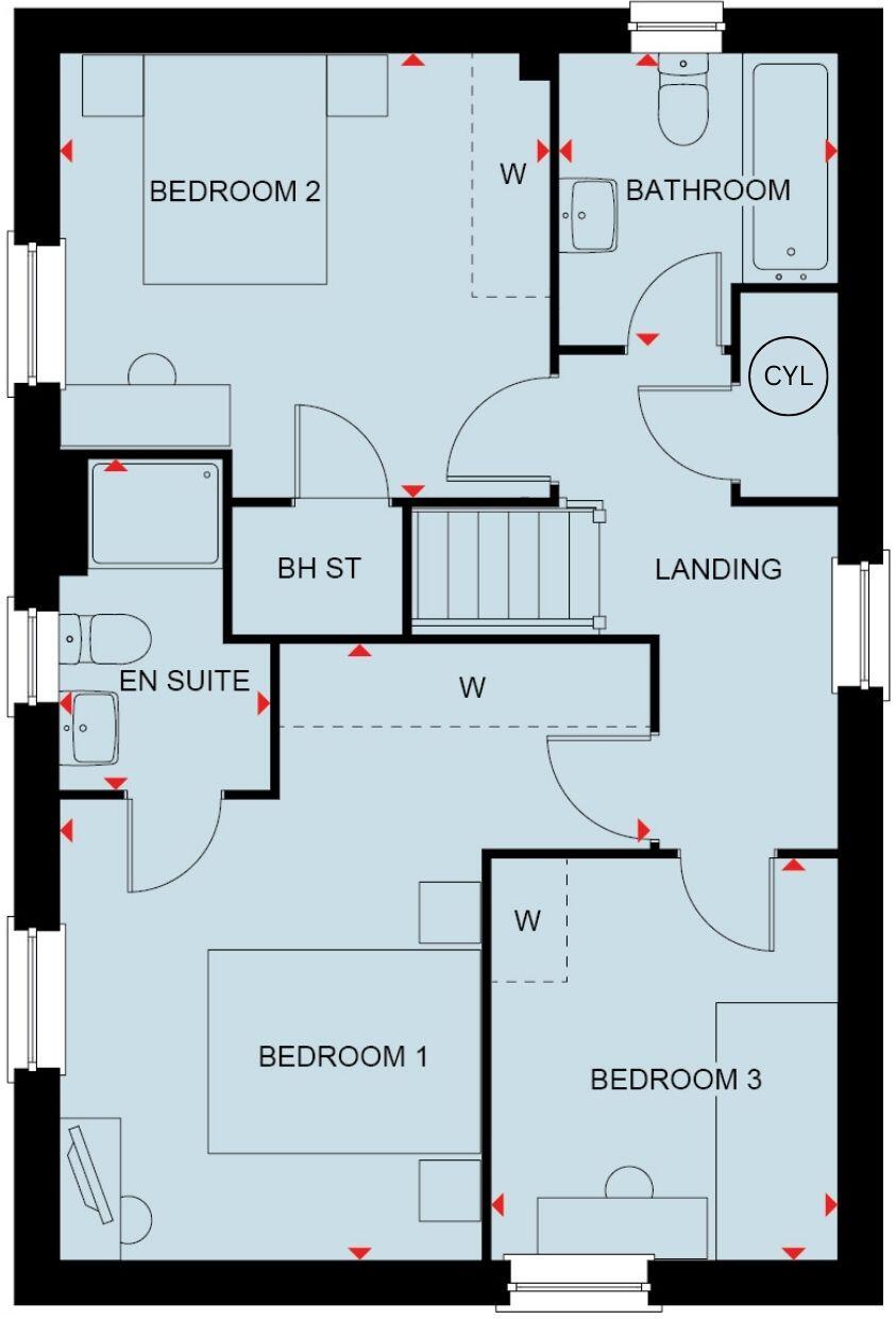 Ixworth Road,
Thurston,
IP31 floorplan