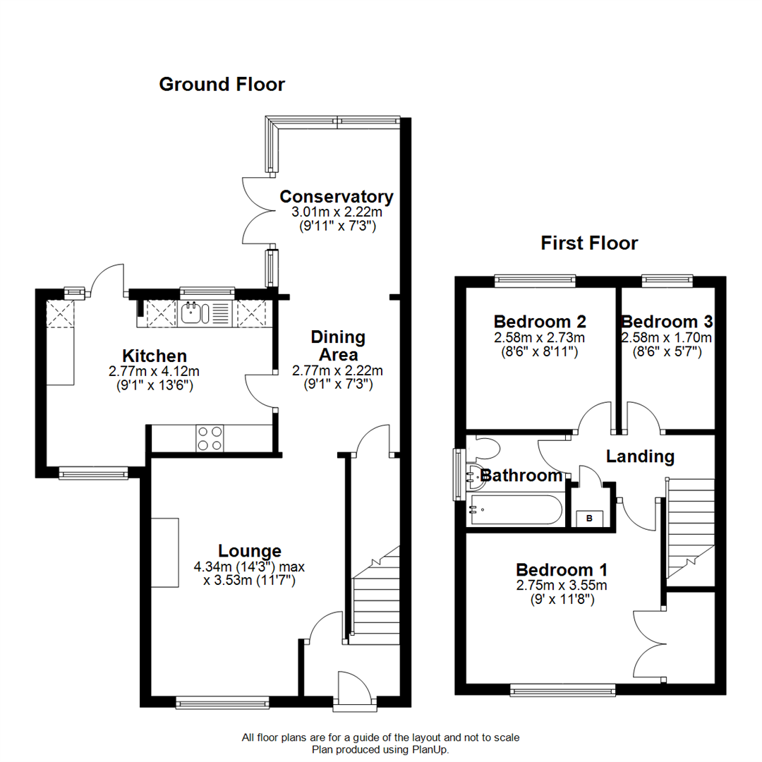 Minions Close, Atherstone floorplan