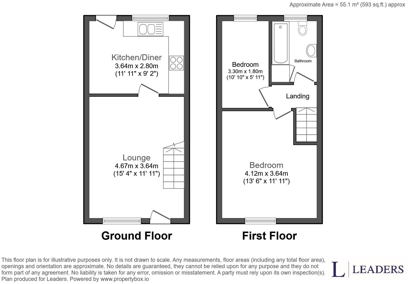 Westbrooke Close, Chatham, Kent, ME4 floorplan