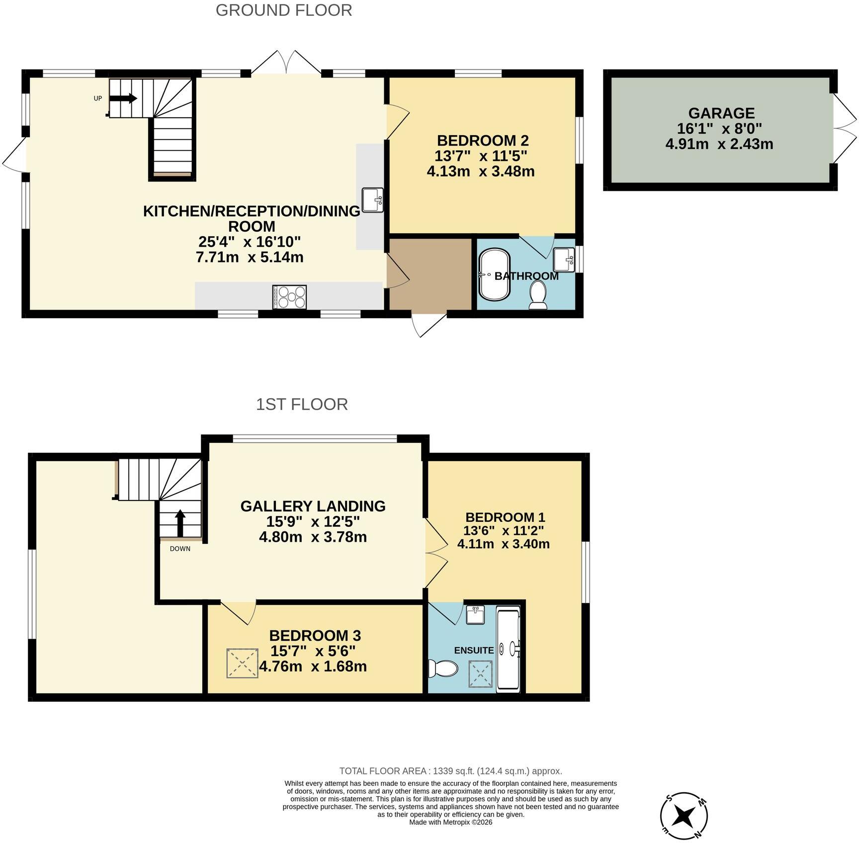 3 Hampton Beech, Worthen, Shrewsbury, SY5 9JH floorplan