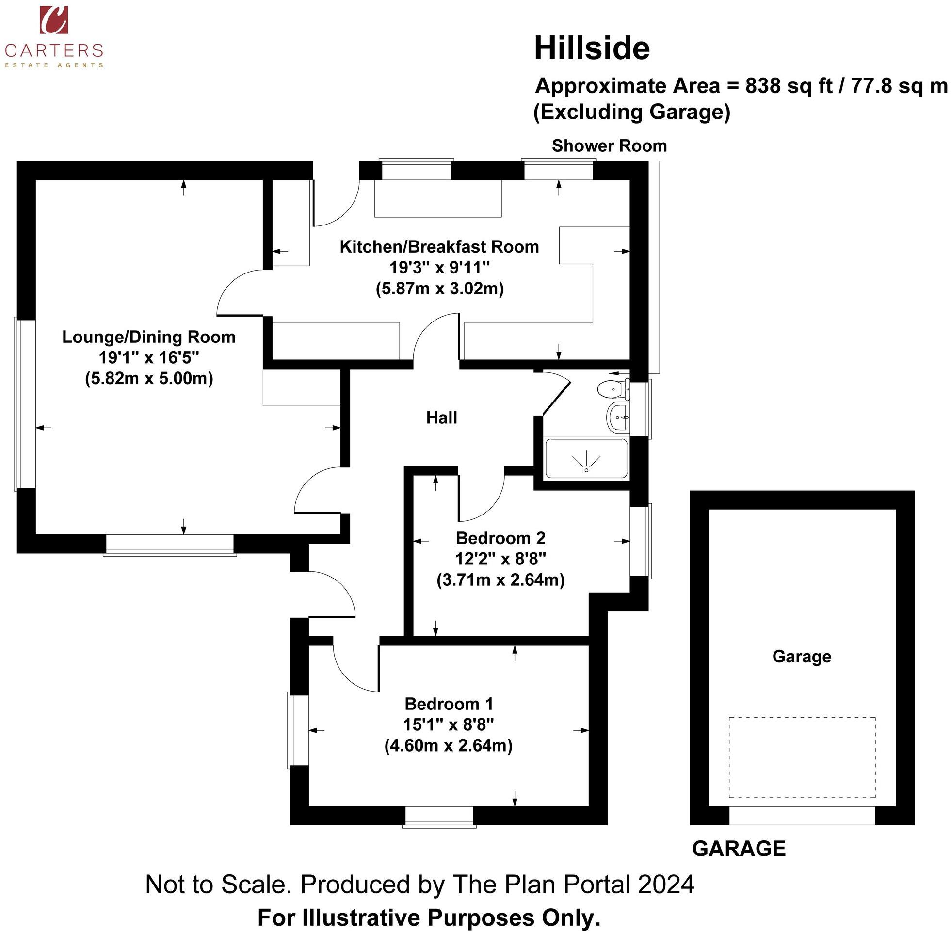 Hillside, Nuneaton, CV10 floorplan