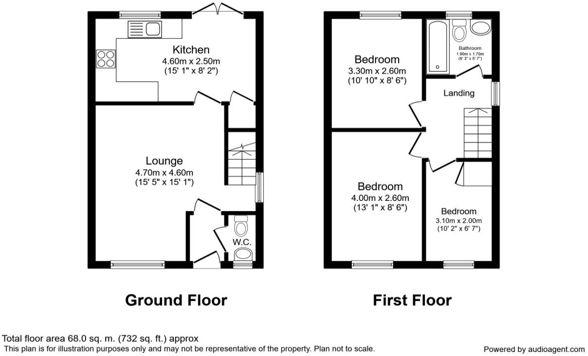 Ashwood Close, Sacriston, Durham, DH7 floorplan
