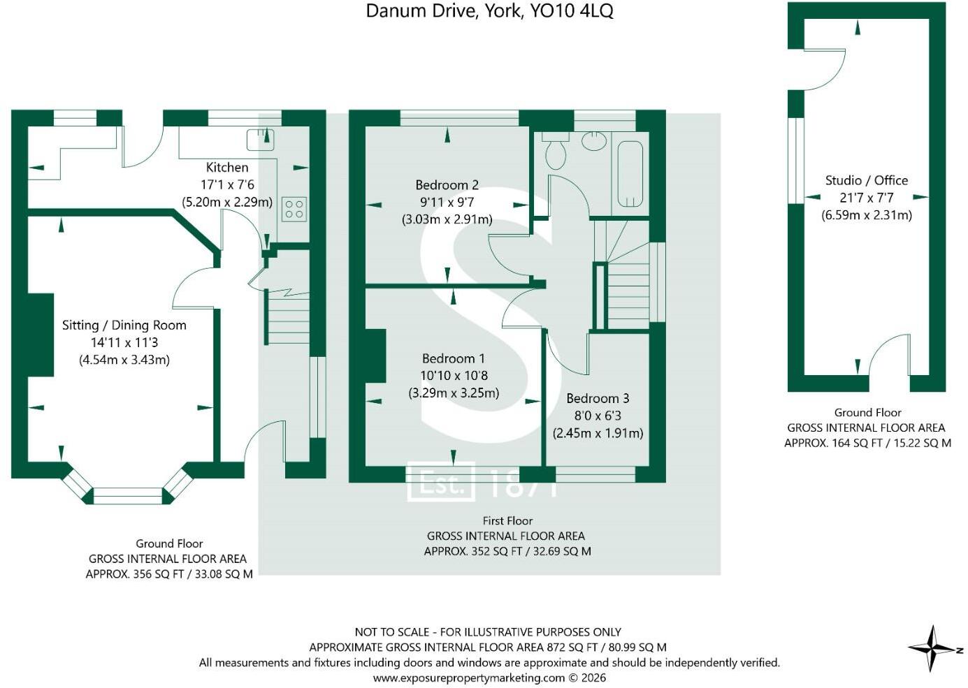 Danum Drive, Fulford, York floorplan