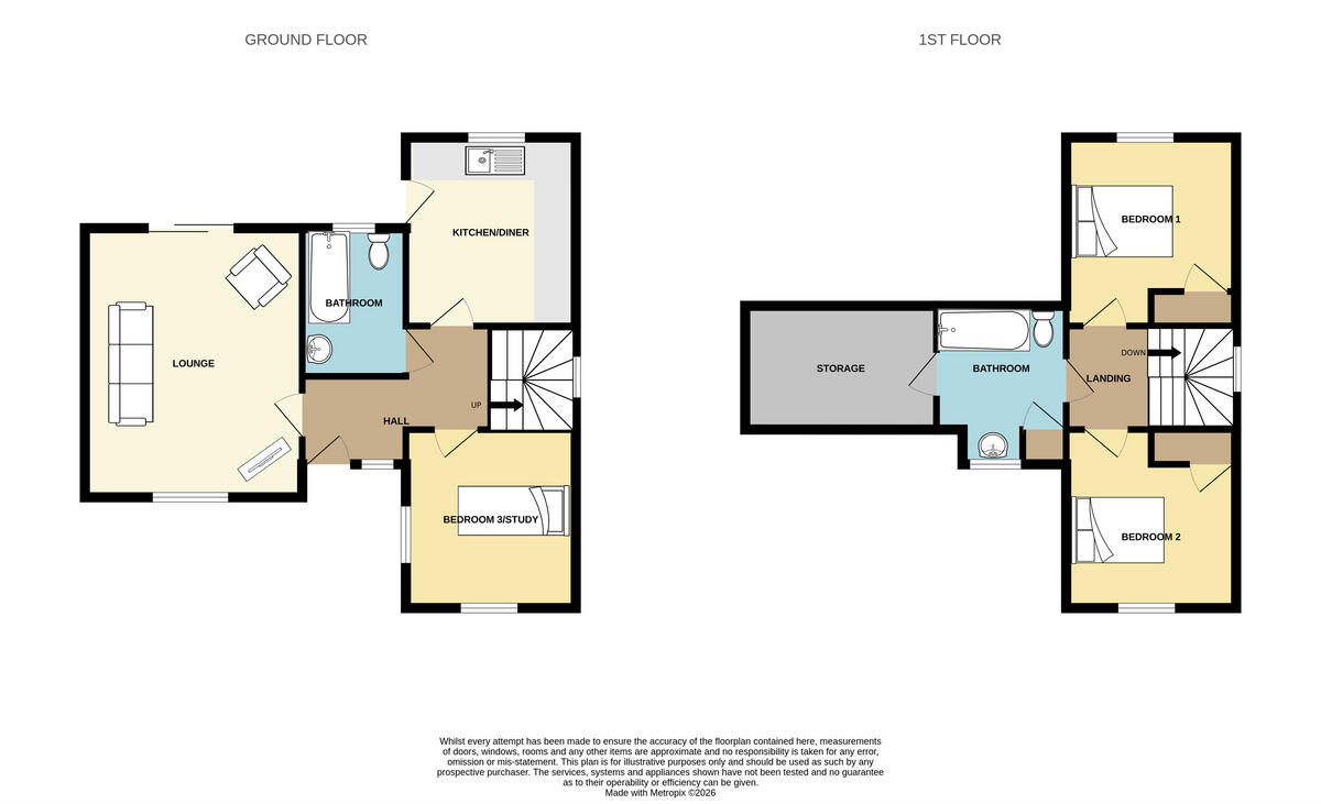 Walnut Tree Avenue, Martham floorplan