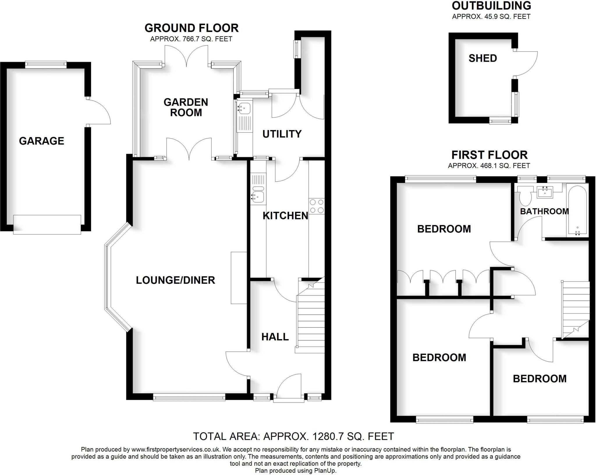 Bishops Lane, Market Drayton, Shropshire floorplan