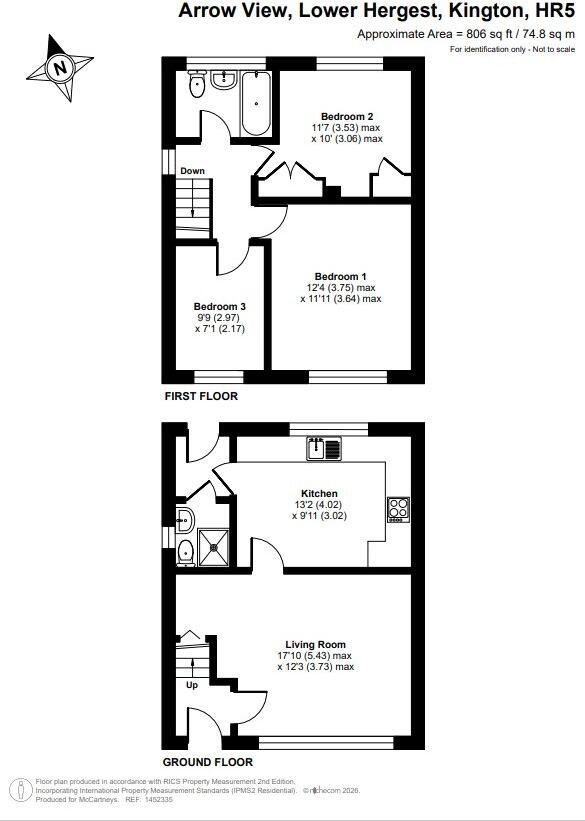 Lower Hergest, Kington, Herefordshire, floorplan