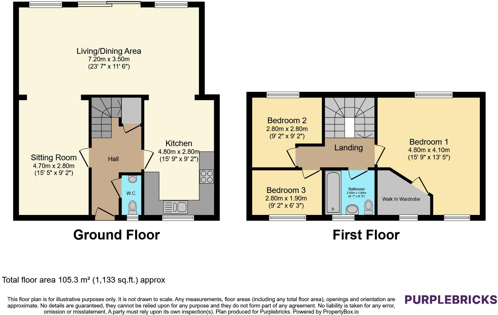 Bluebell Walk, Dewsbury, WF12 floorplan