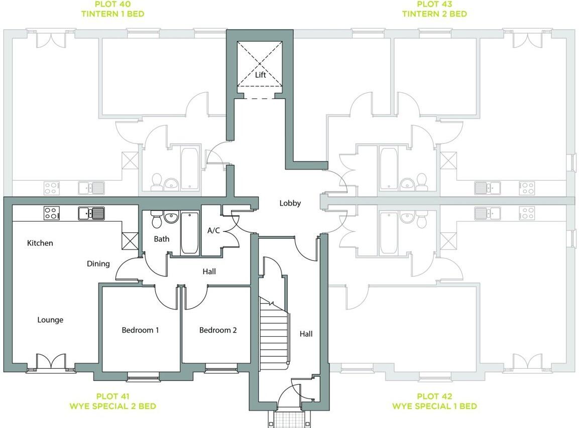 Hazel Court No 41, Hazelfields, Hazelbadge Road, Poynton, Stockport, Cheshire, SK12 floorplan