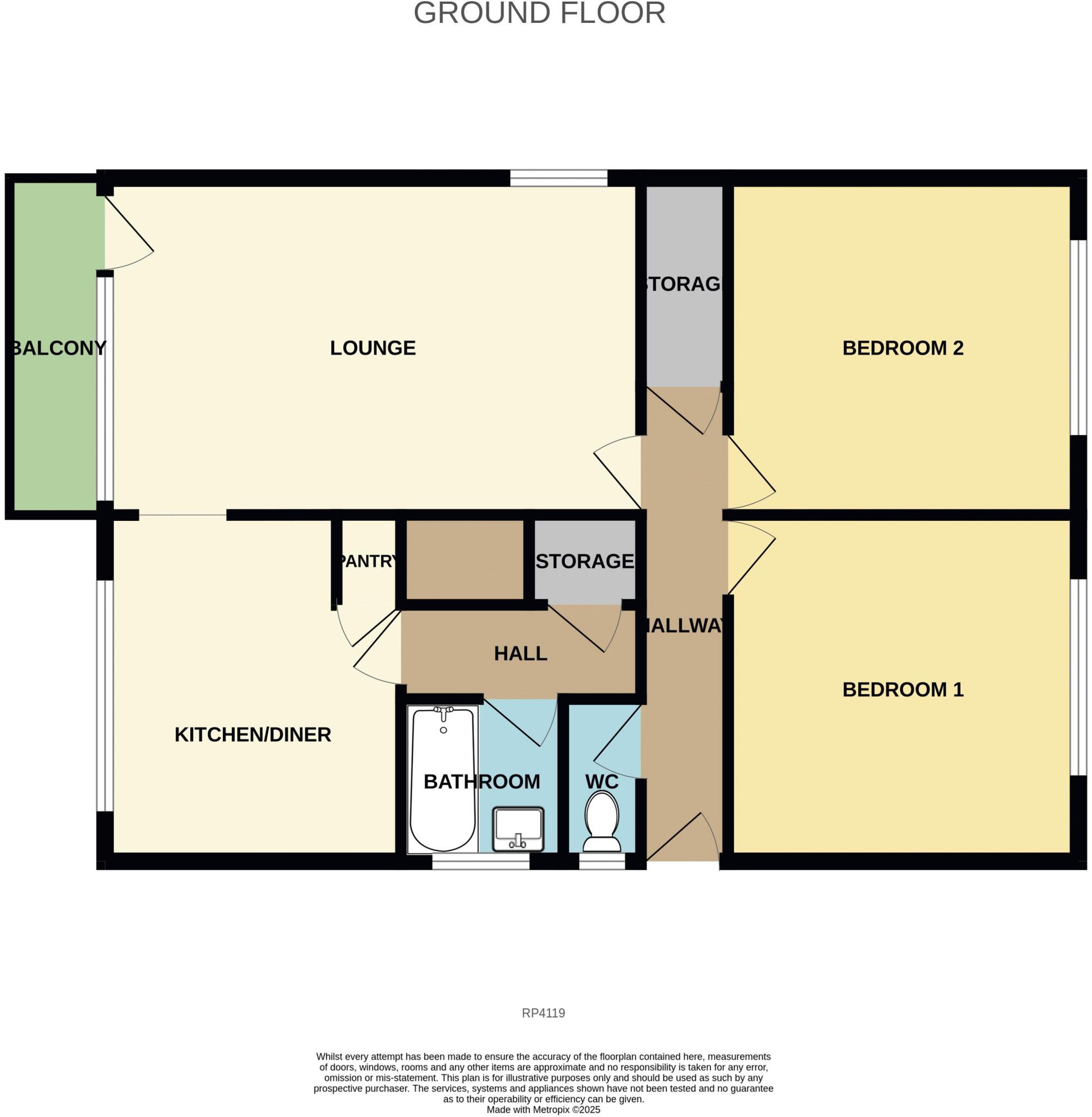 53, Beach Road, Old Colwyn  floorplan