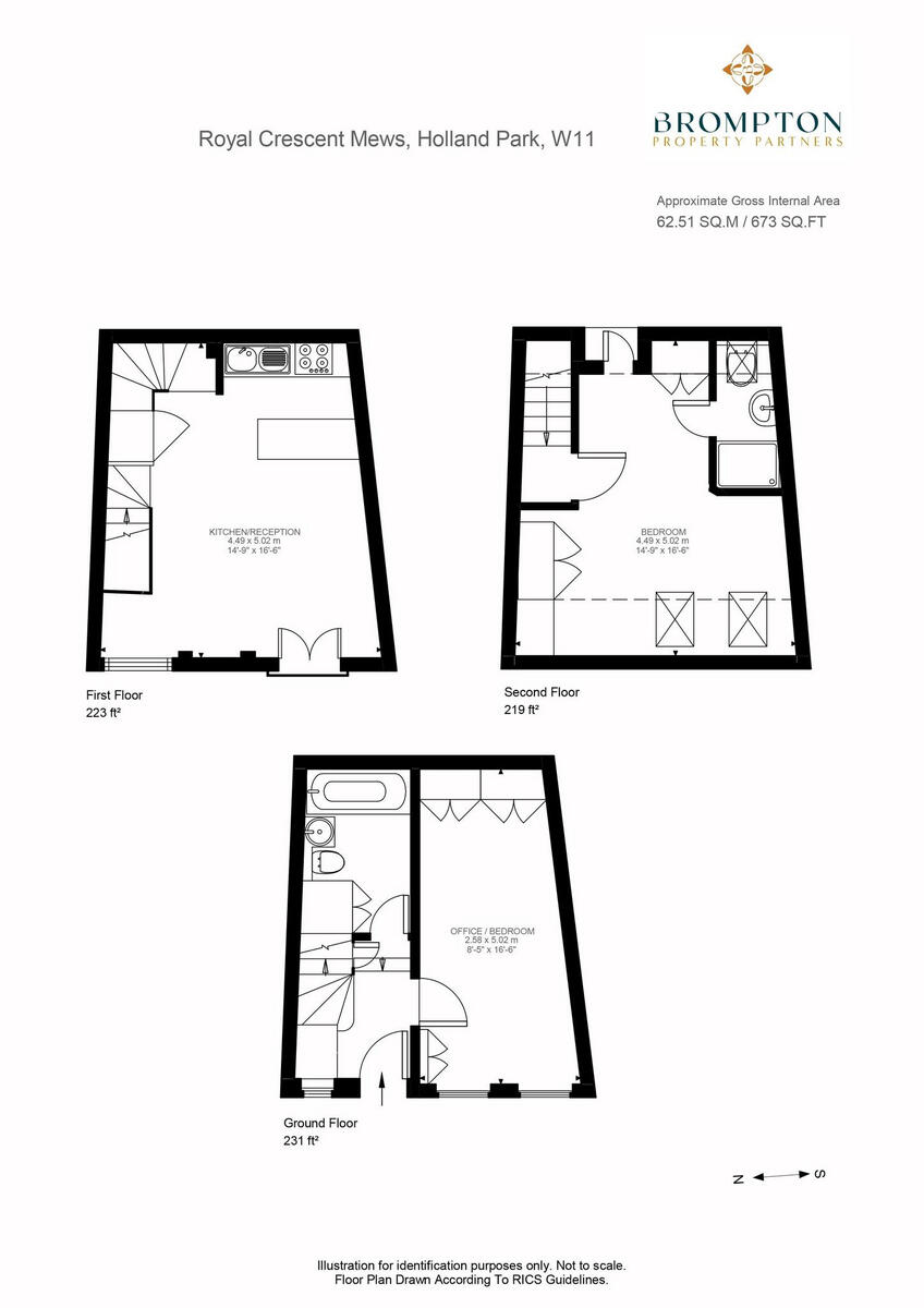 Royal Crescent Mews, London, W11 4 floorplan