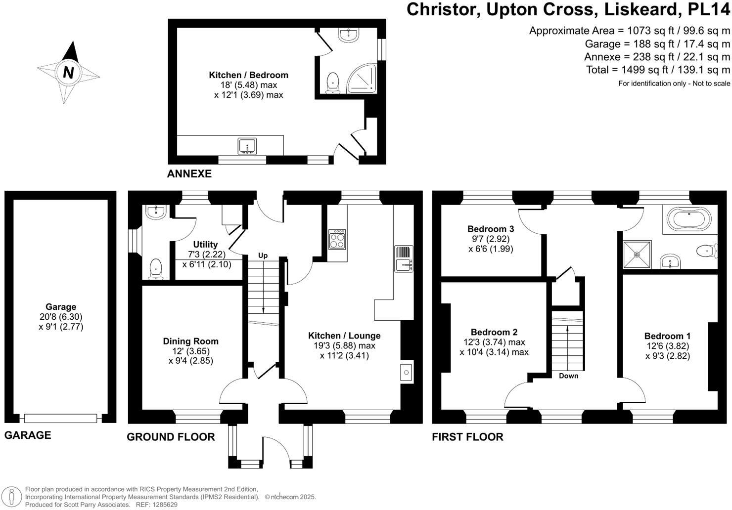 Upton Cross, Liskeard floorplan