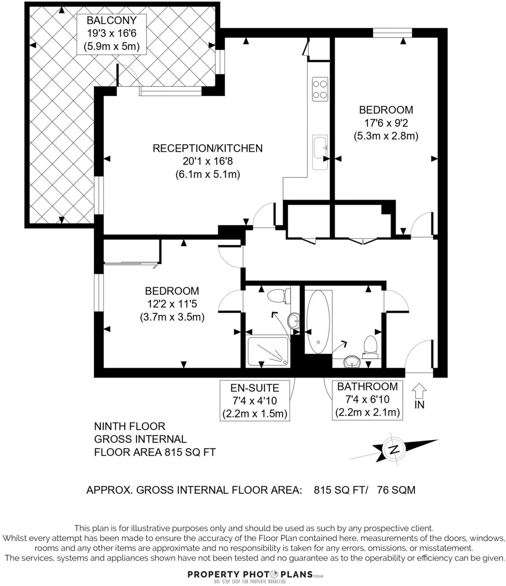 3 New Village Avenue, London, E14 0NH floorplan