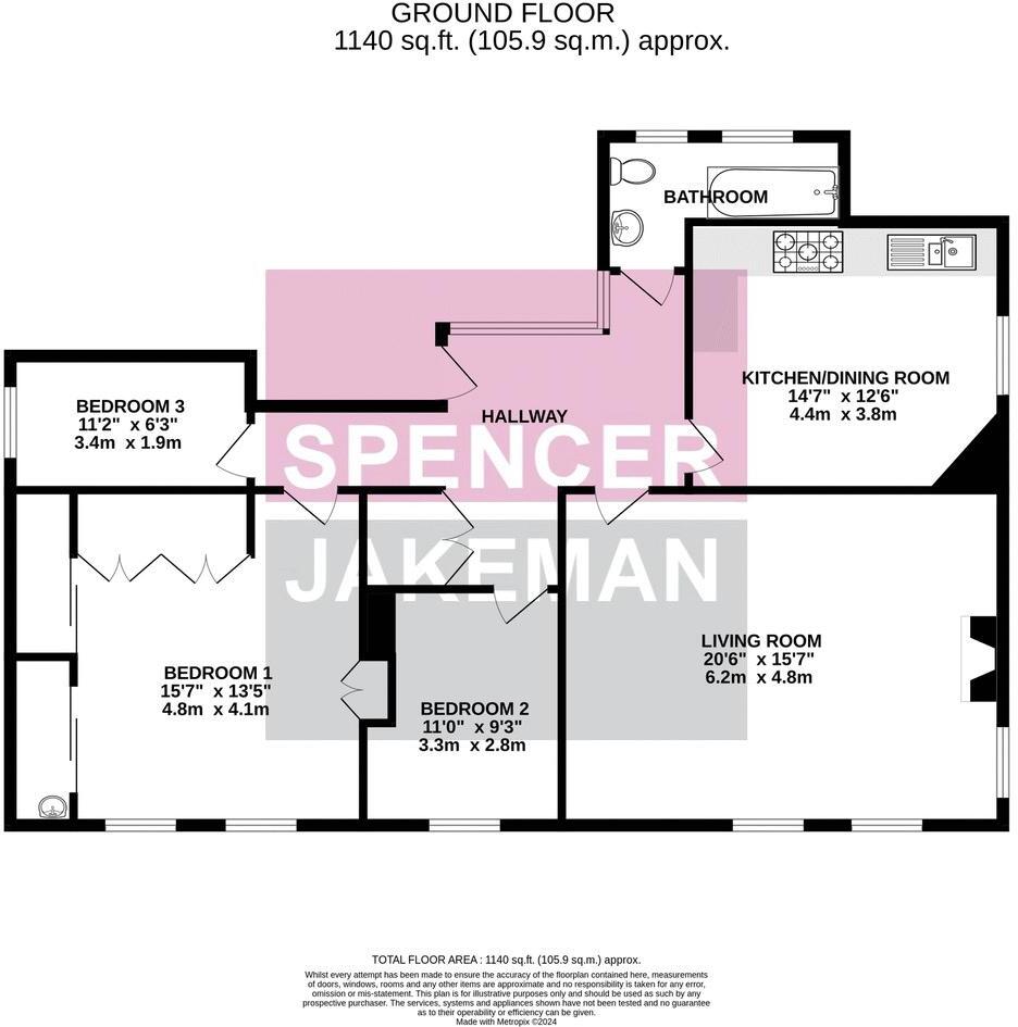 Kennedy Road, Shrewsbury floorplan