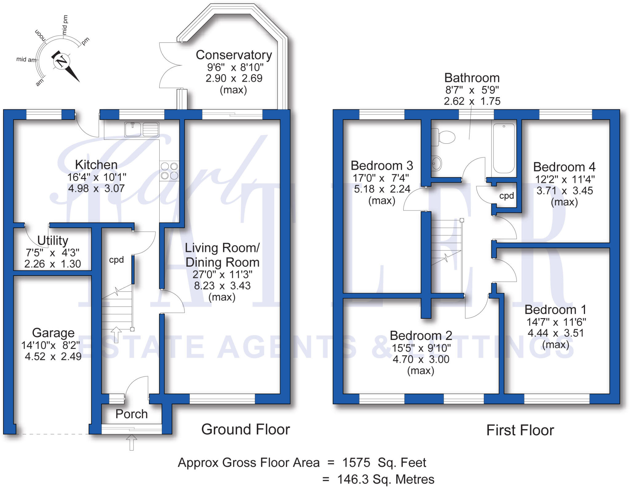 Ash Road, Higher Bebington, Wirral floorplan
