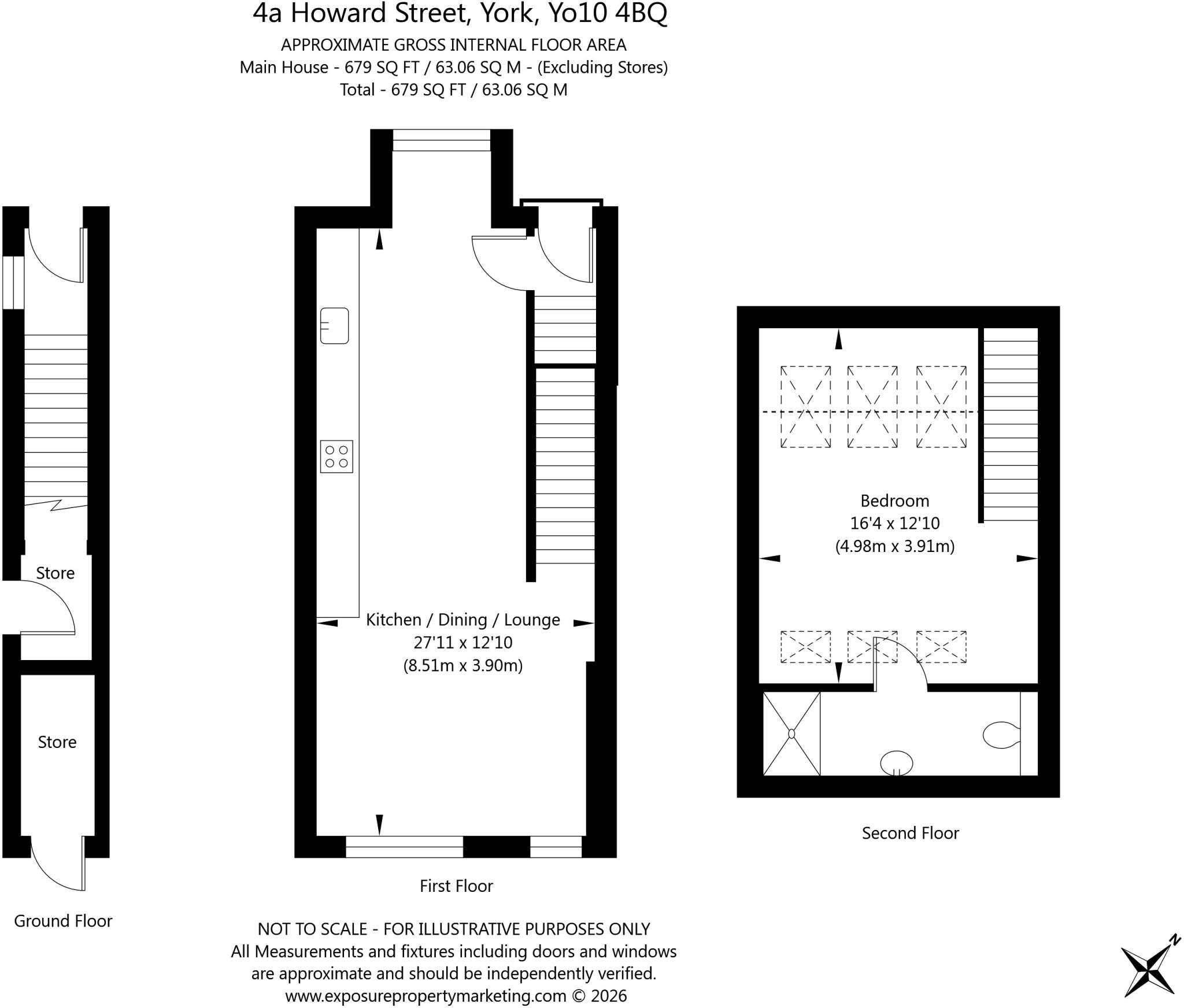 Howard Street, York, North Yorkshire, YO10 floorplan