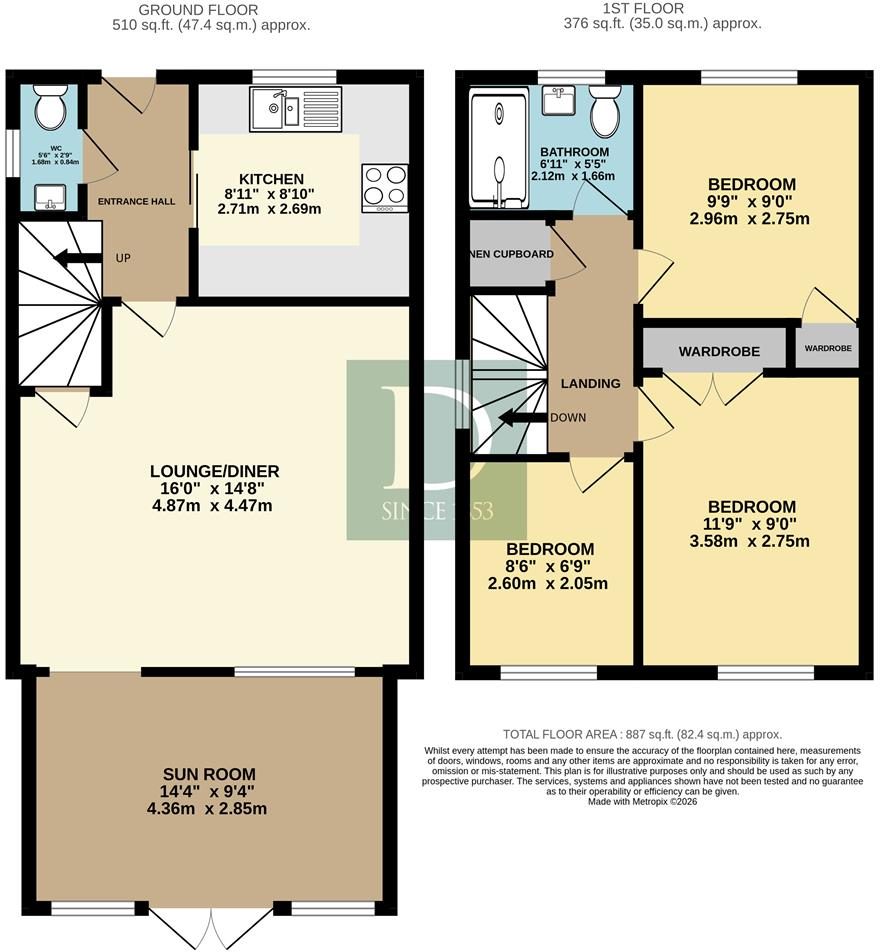 16, Aldergrove Close floorplan