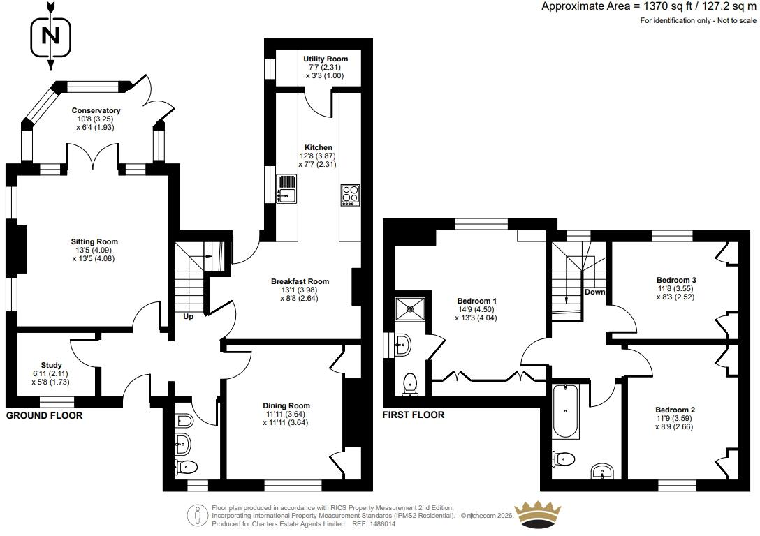 Elder Cottages, Nepcote, Findon Village, West Sussex, BN14 floorplan
