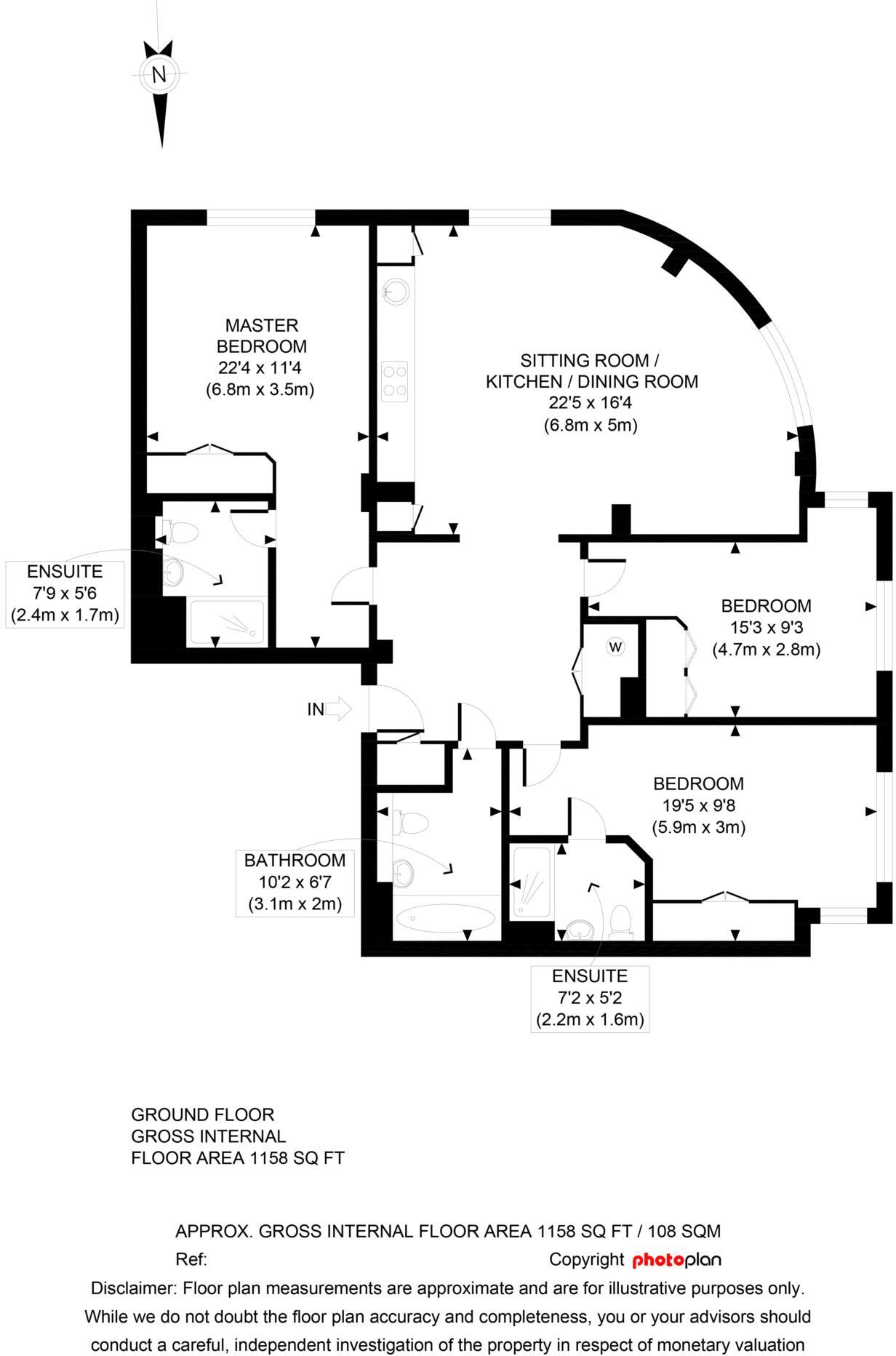 Furnace House, Waterfront floorplan