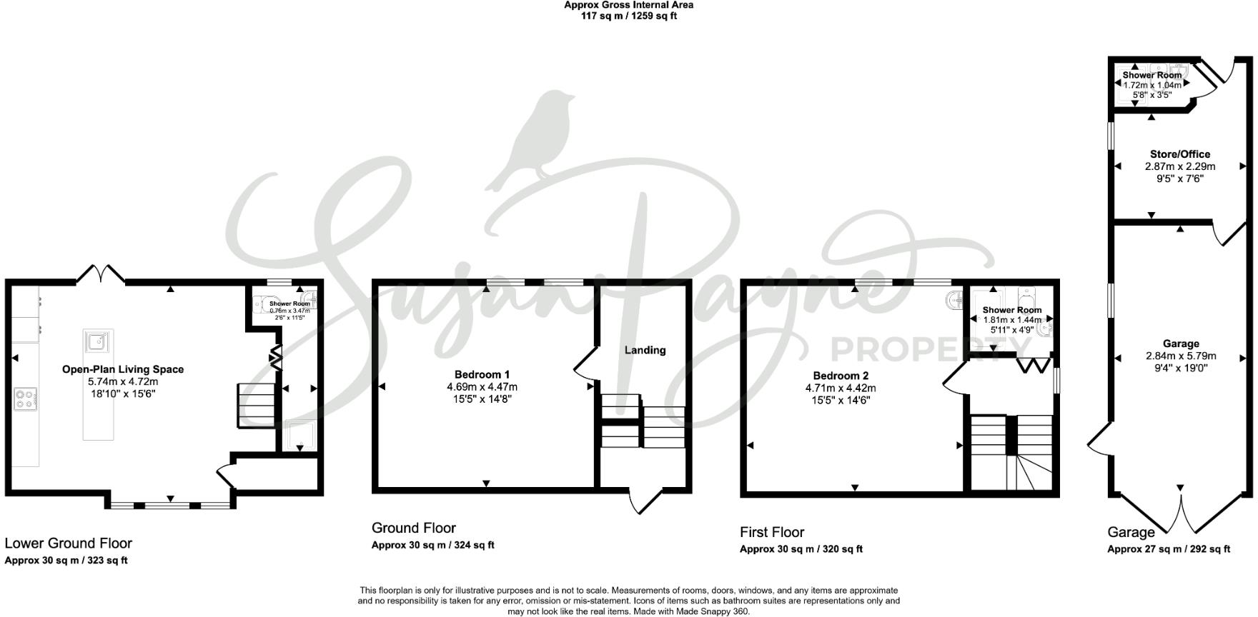 65, Park Road, Ryde floorplan