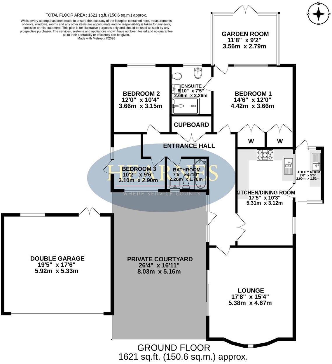 Larch Way, Ferndown, BH22 floorplan