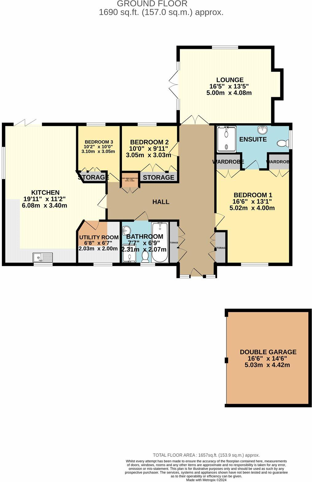 Wilde Street, Beck Row, Bury St. Edmunds, Suffolk, IP28 floorplan