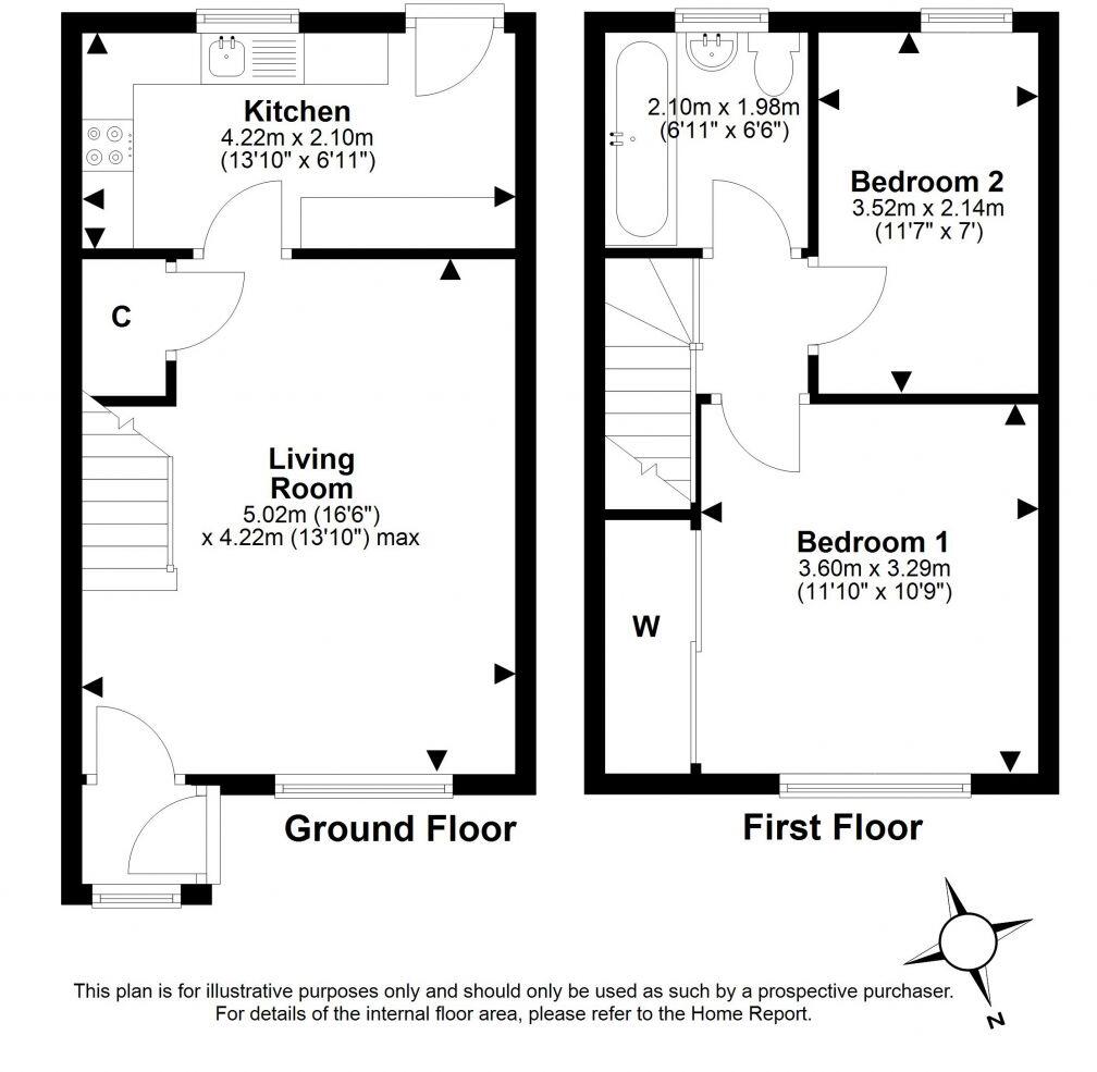 32 Links Walk, Port Seton, EH32 0TW floorplan