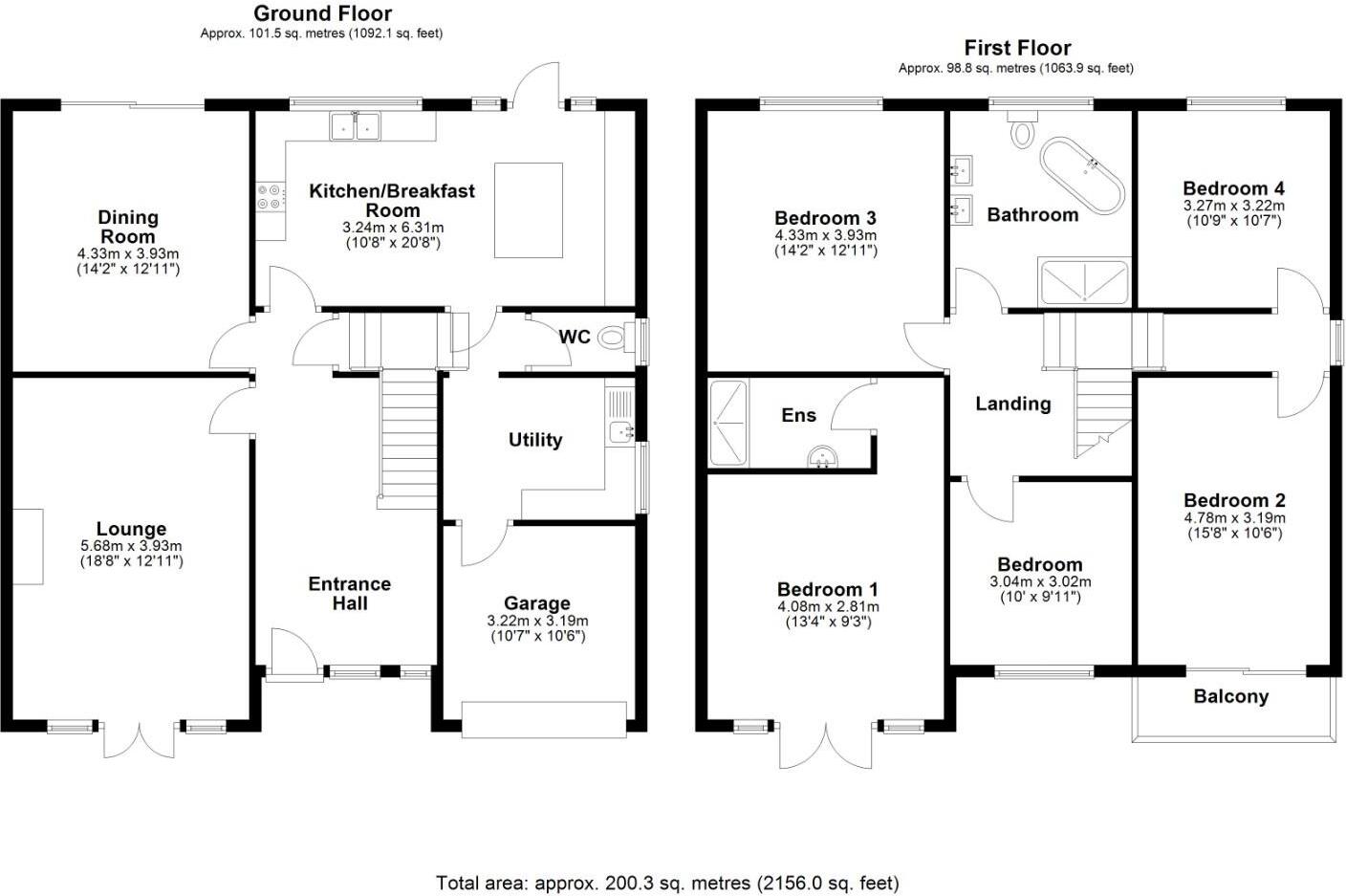 129, Merthyr Mawr Road floorplan