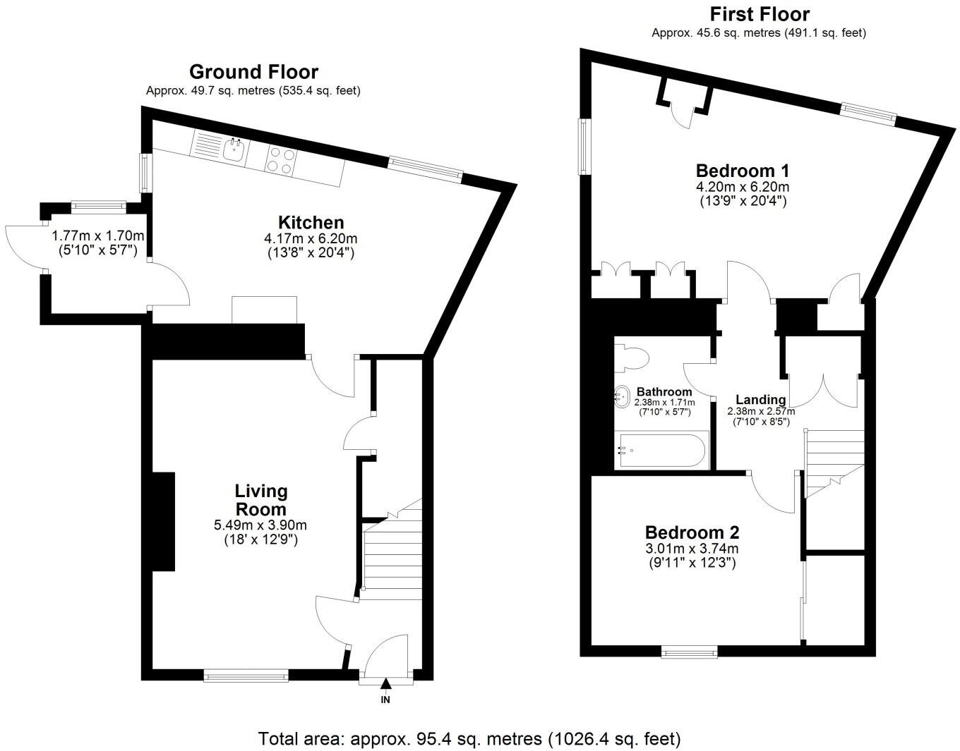 Halifax Road, Burnley floorplan
