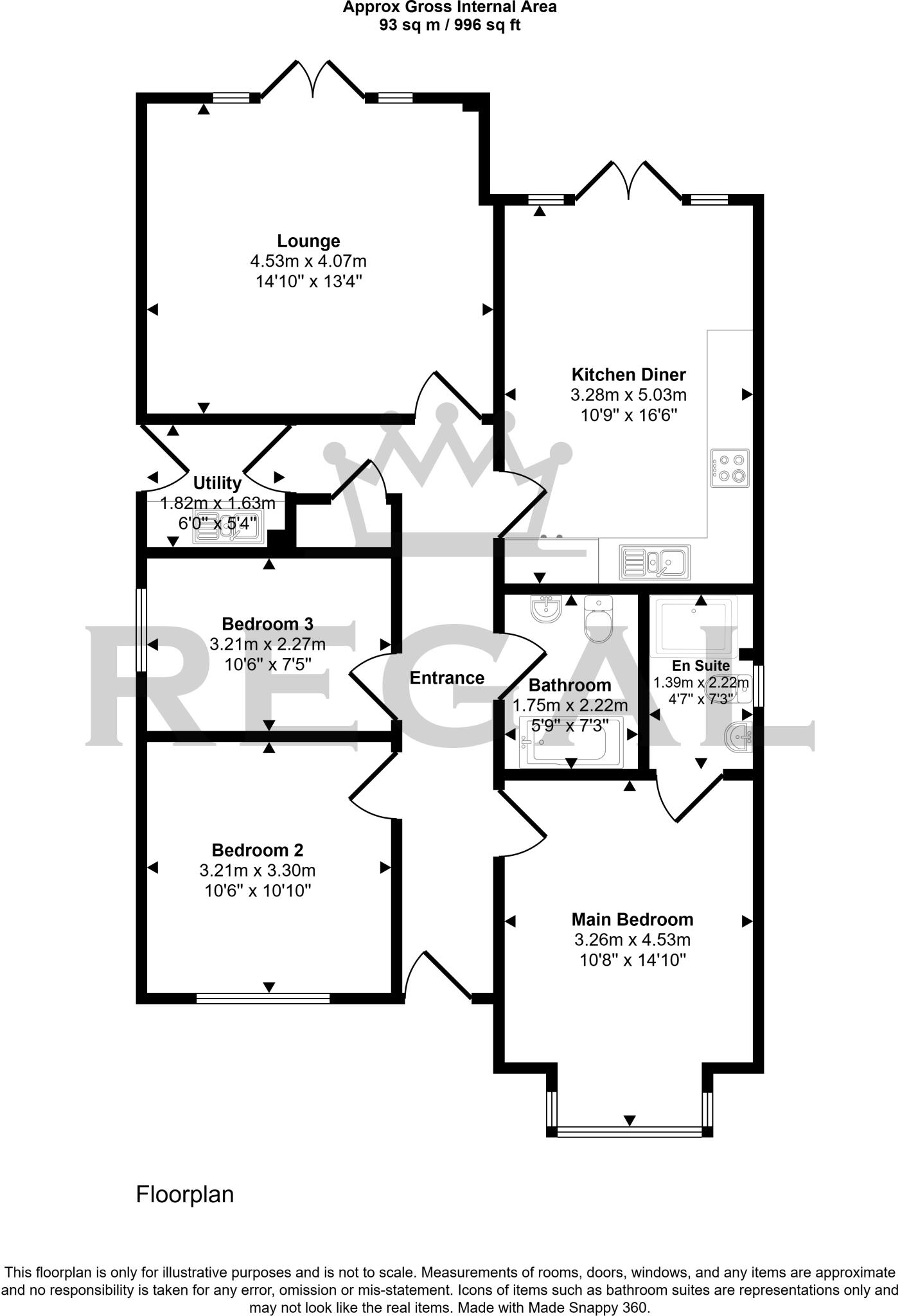 Eleanor Gardens, Walworth Road, Pickett Piece, Andover, SP11 floorplan