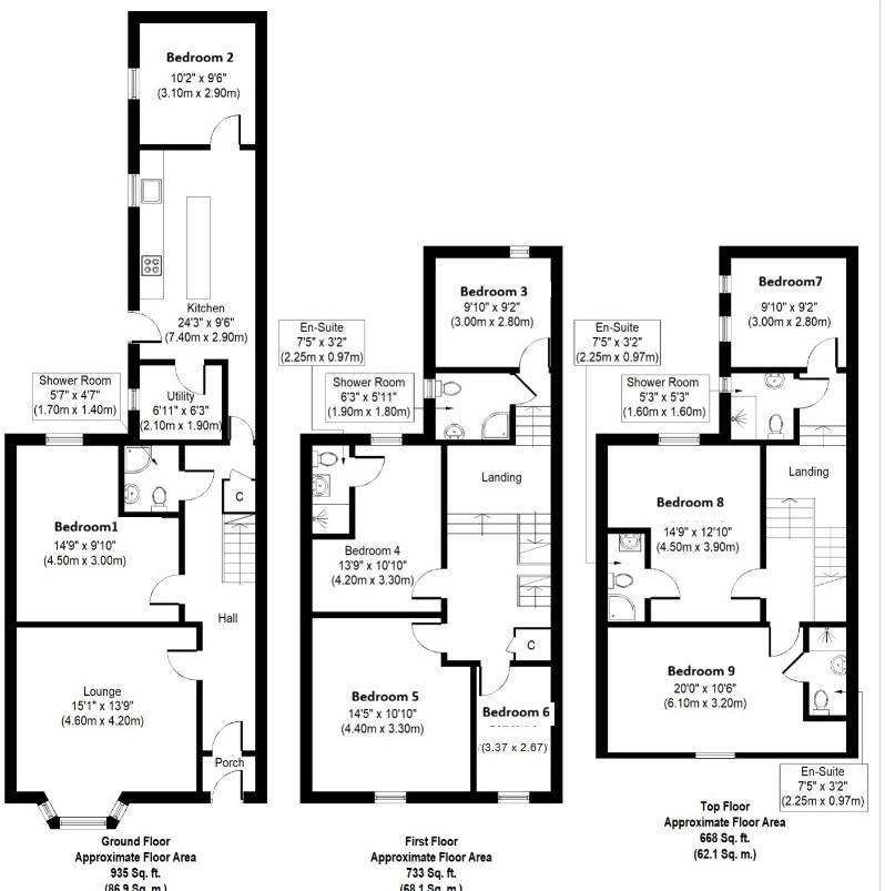 Queens Terrace, Newcastle Upon Tyne floorplan