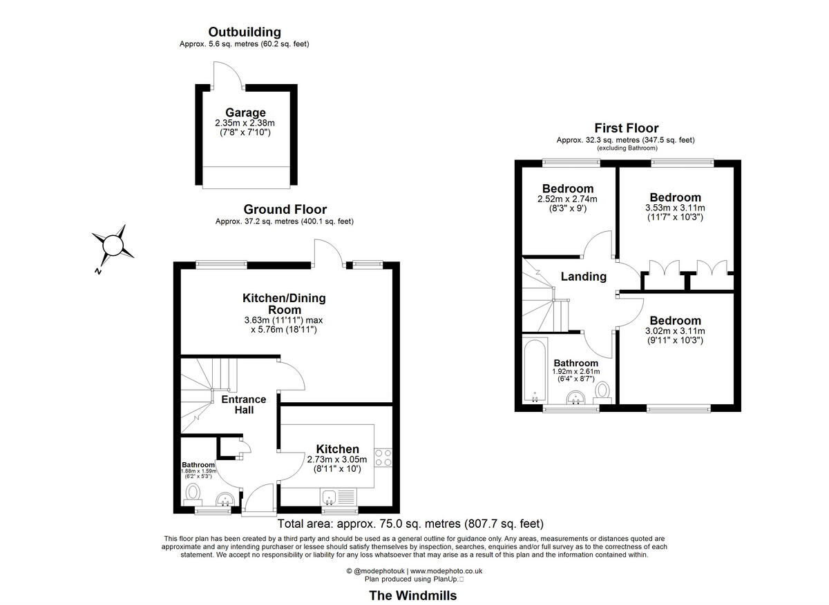 The Windmills, Chelmsford, CM1 7 floorplan