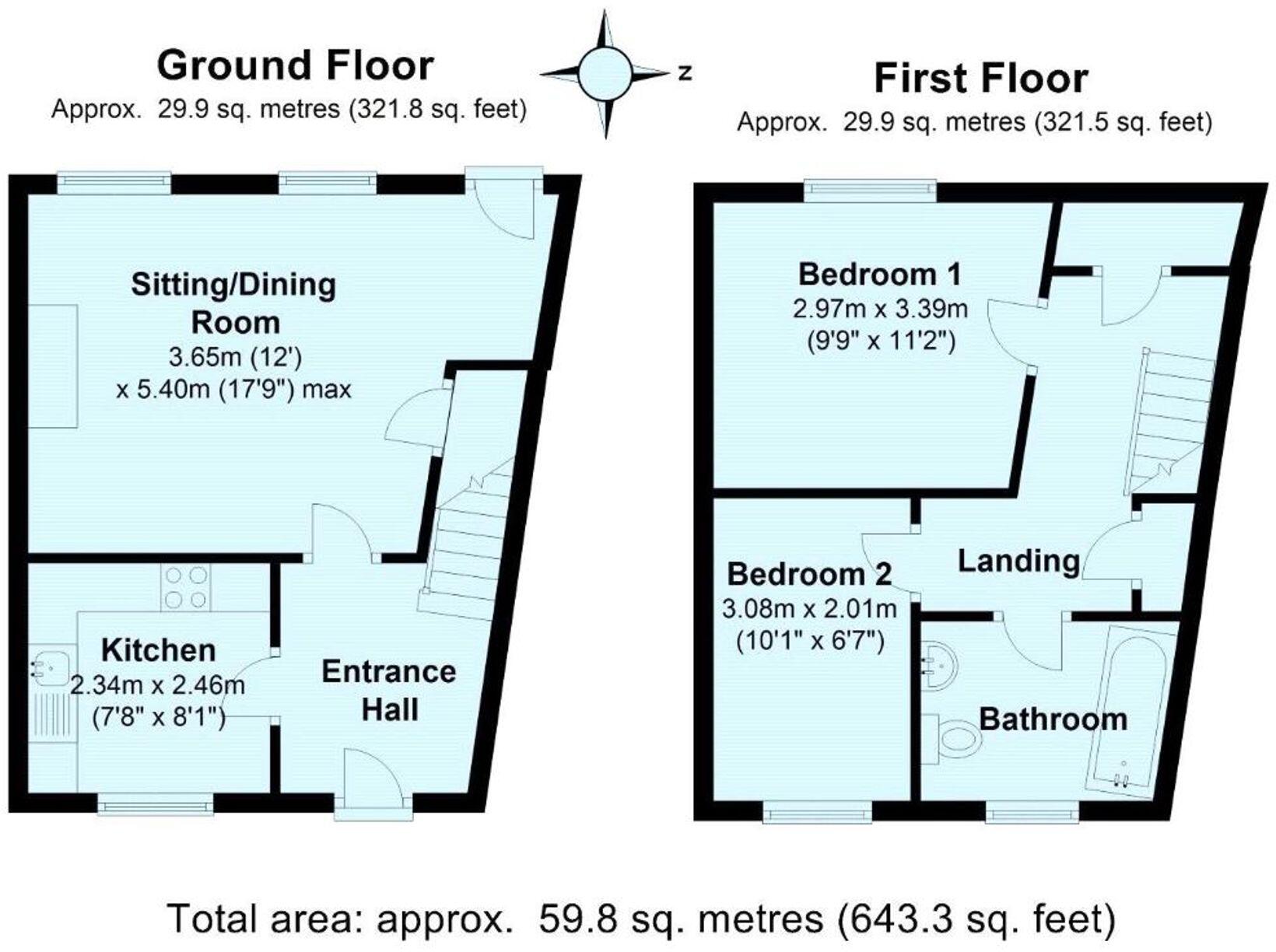 New Walk, Totnes, TQ9 floorplan