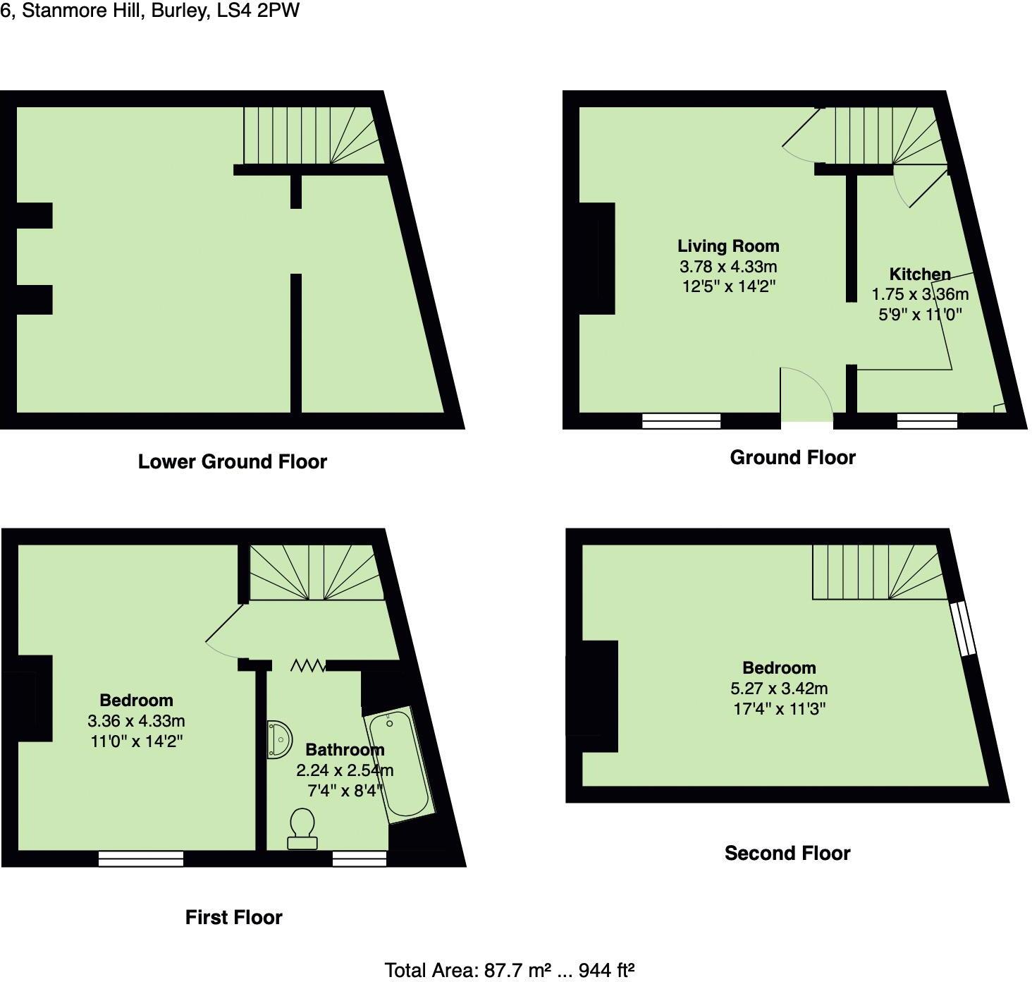 Stanmore Hill, Leeds floorplan